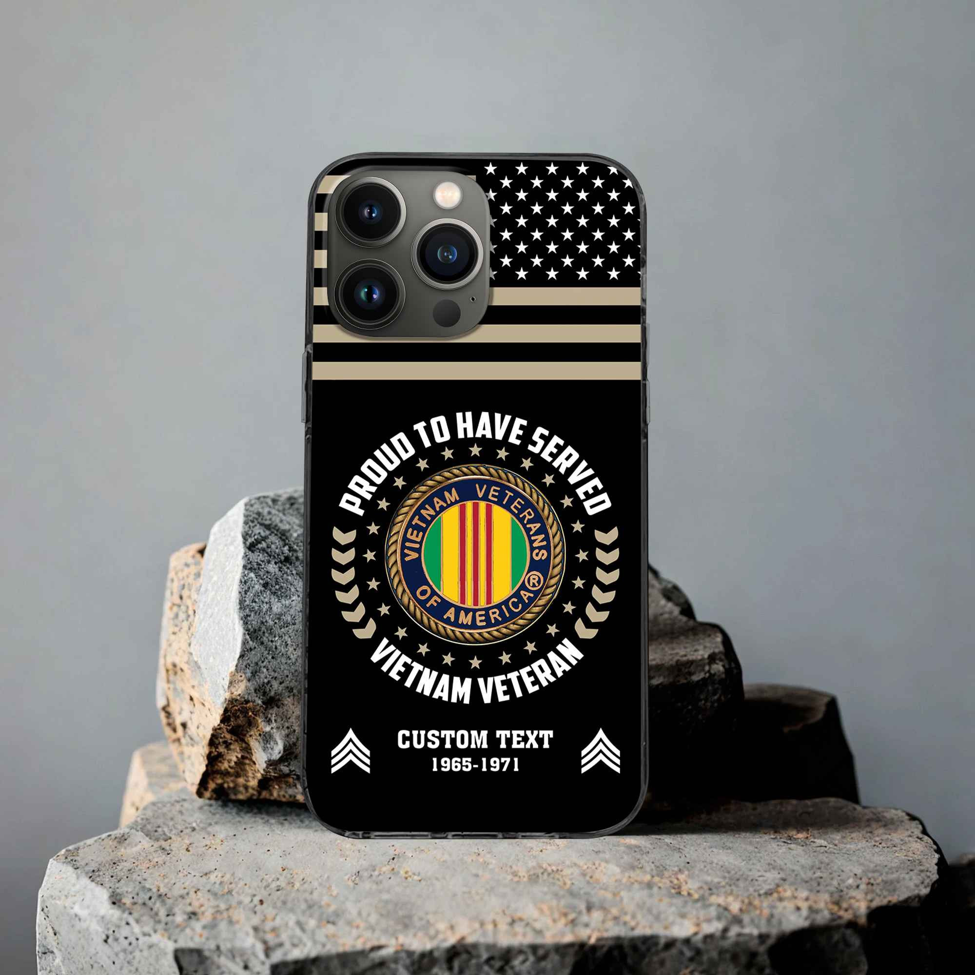 Premium Custom Vietnam Veteran Phone Case VPVC507406, Gifts For Vietnam Veteran, Best Gifts On Father’s Day, Armed Forces Day, Independence Day, Veterans Day