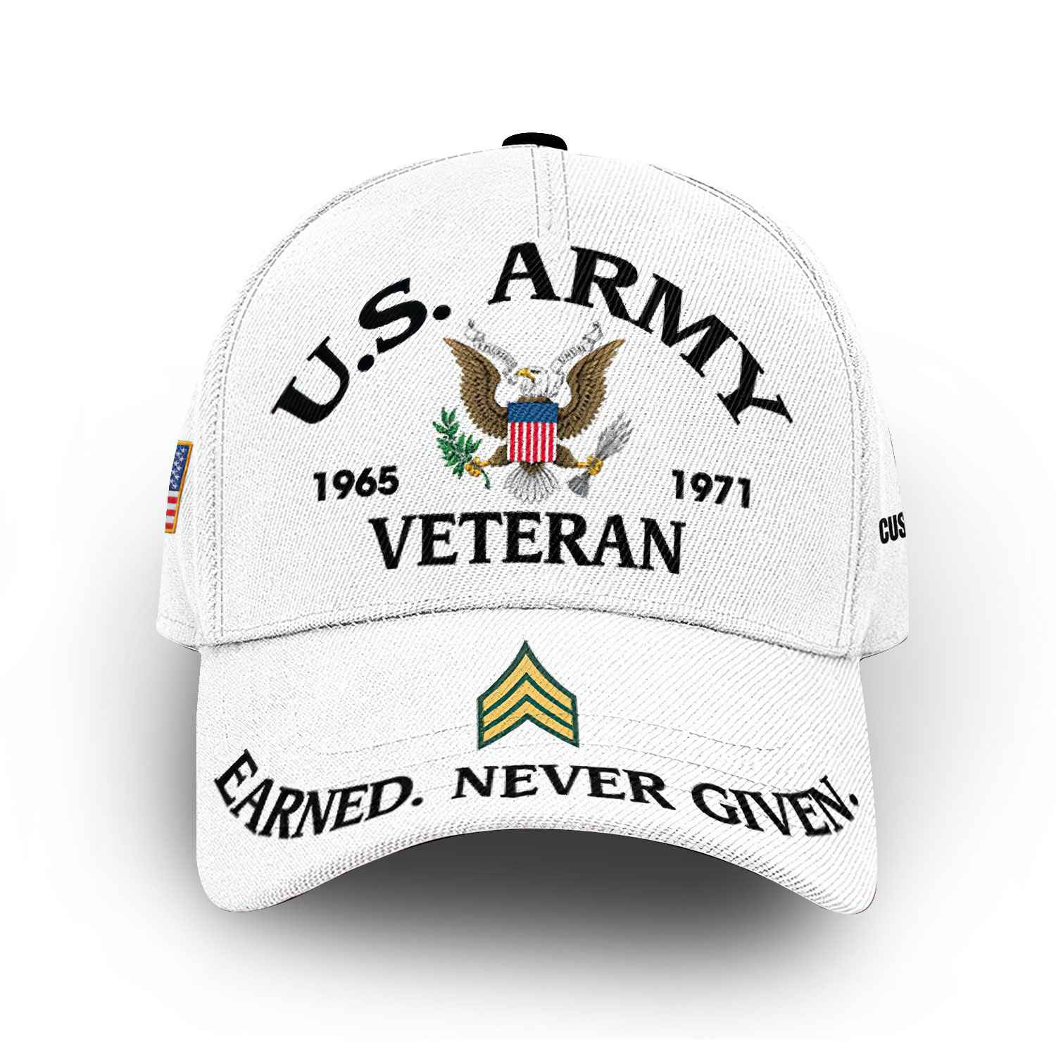 Premium Custom US Army Cap VPVC014301, Gifts For Army Veteran, Best Gifts On Father’s Day, Armed Forces Day, Independence Day, Veterans Day