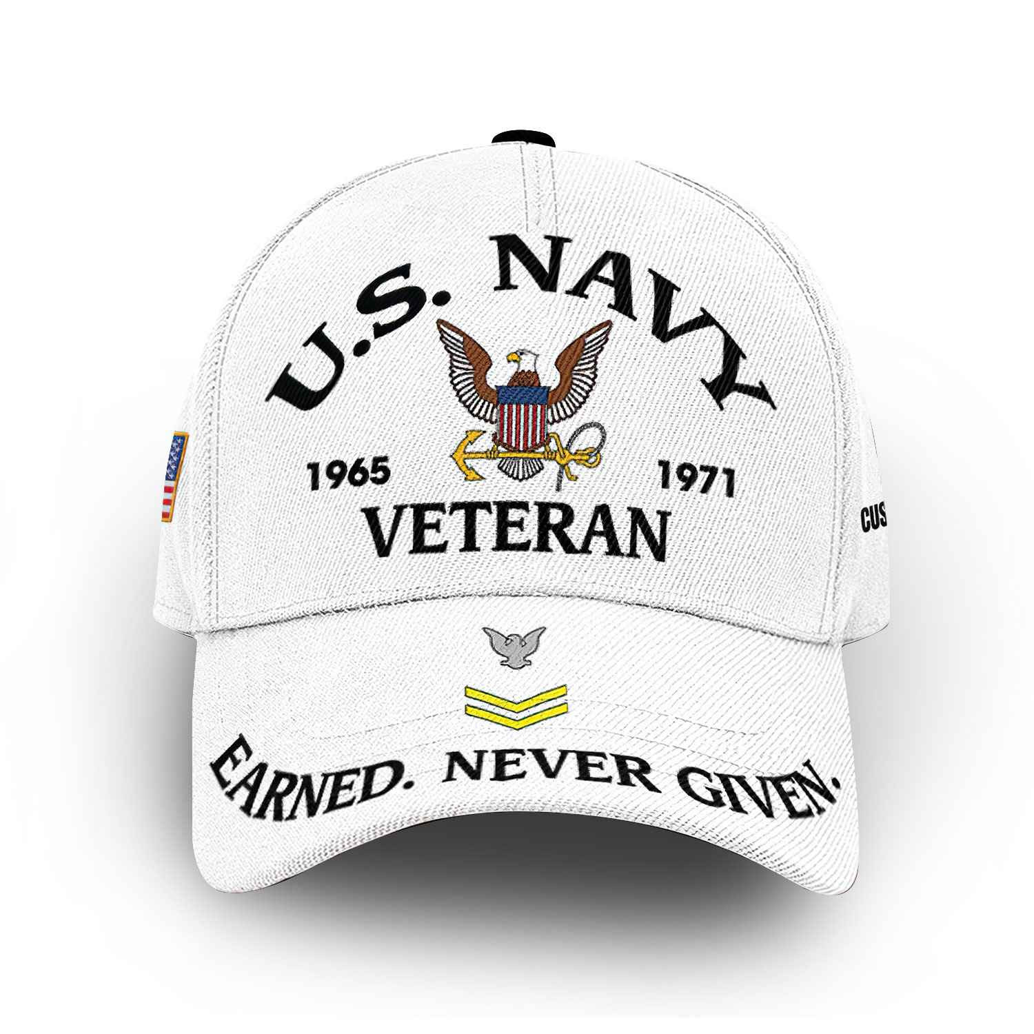 Premium Custom US Navy Cap VPVC014302, Gifts For Navy Veteran, Best Gifts On Father’s Day, Armed Forces Day, Independence Day, Veterans Day
