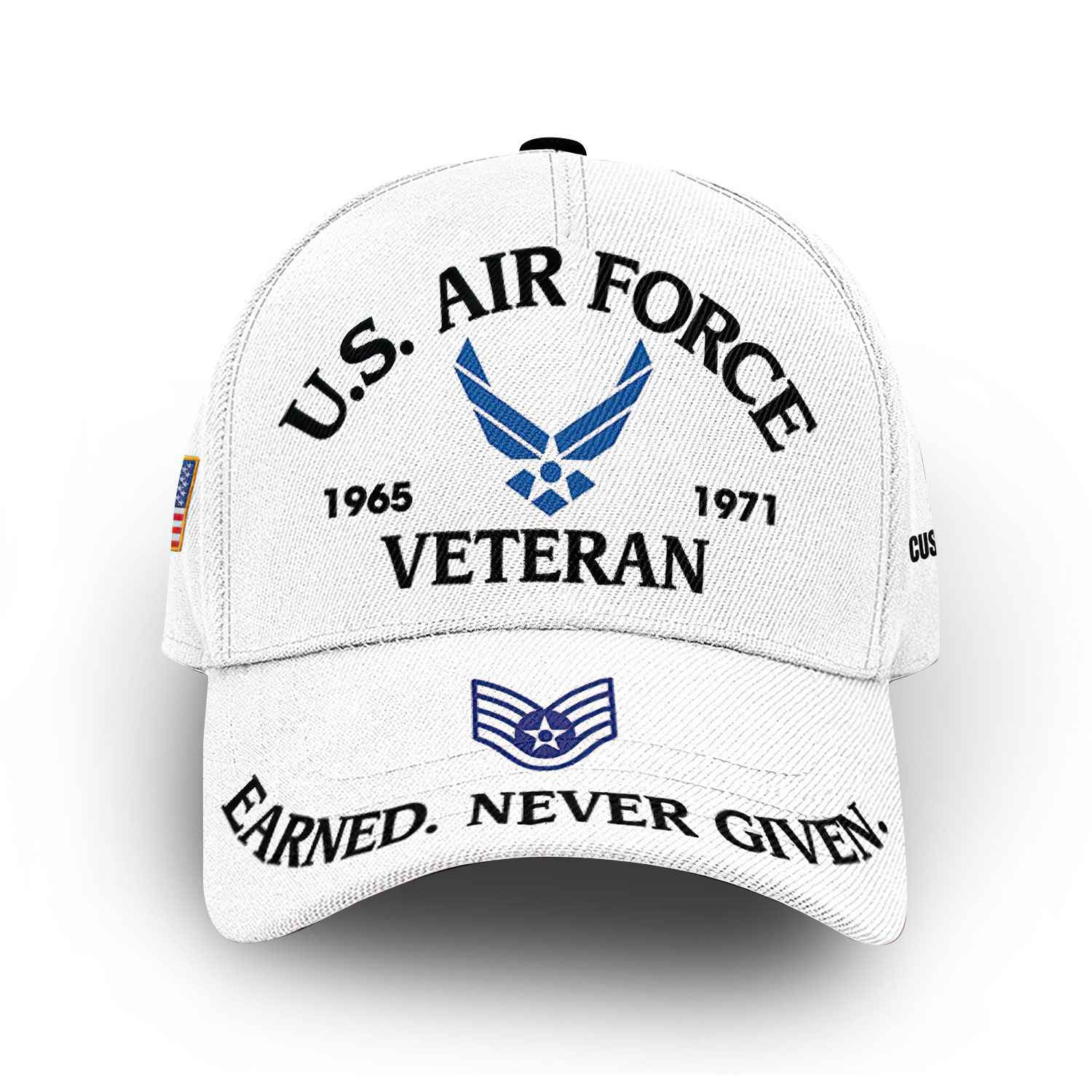 Premium Custom USAF Cap VPVC014304, Gifts For Air Force Veteran, Best Gifts On Father’s Day, Armed Forces Day, Independence Day, Veterans Day