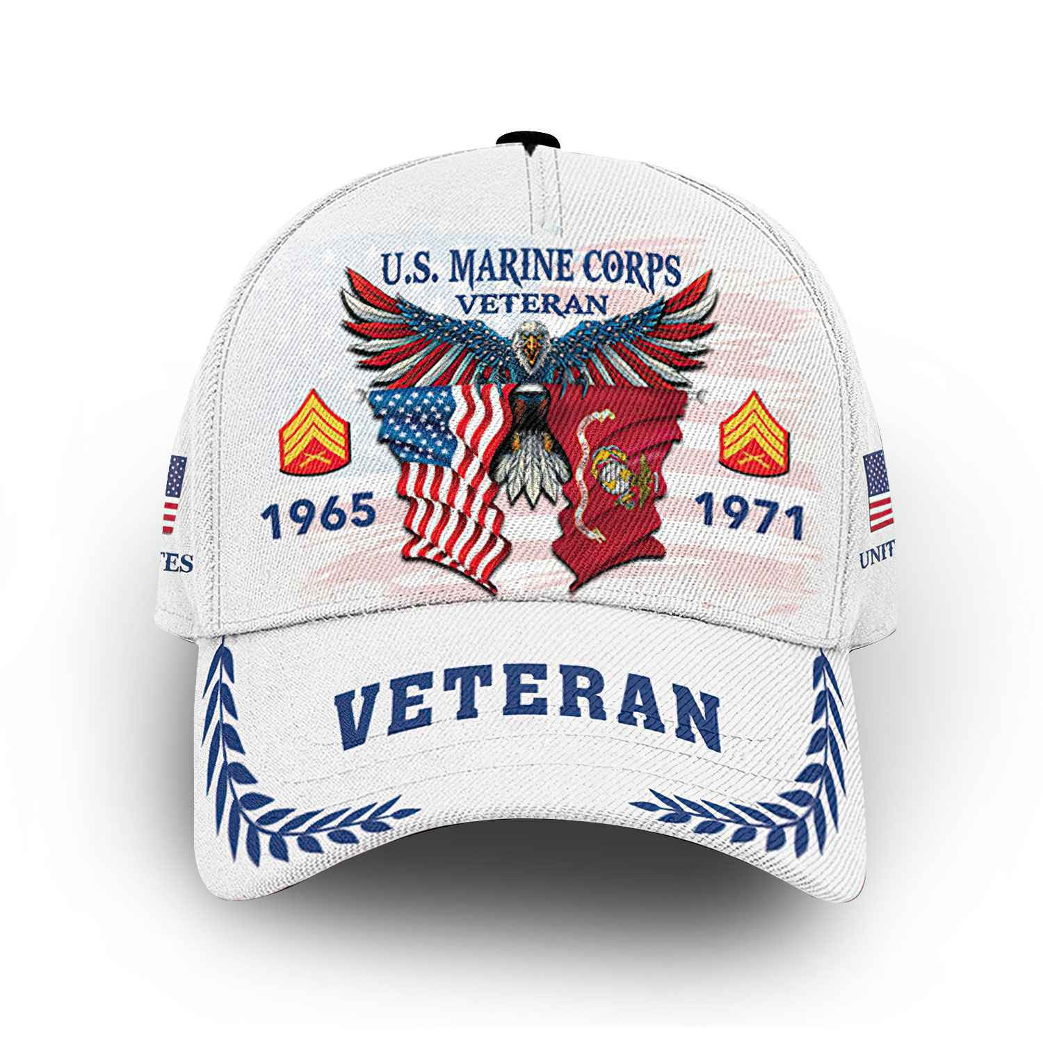 USMC Custom Cap VPVC014408, Gifts For Marine Veteran, Best Gifts On Father’s Day, Armed Forces Day, Independence Day, Veterans Day