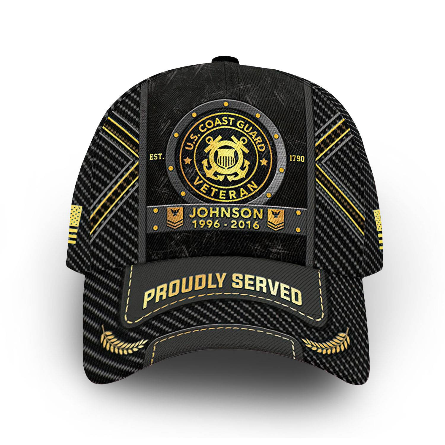Premium Custom USCG Cap VPVC014510, Gifts For Coast Guard Veteran, Best Gifts On Father’s Day, Armed Forces Day, Independence Day, Veterans Day