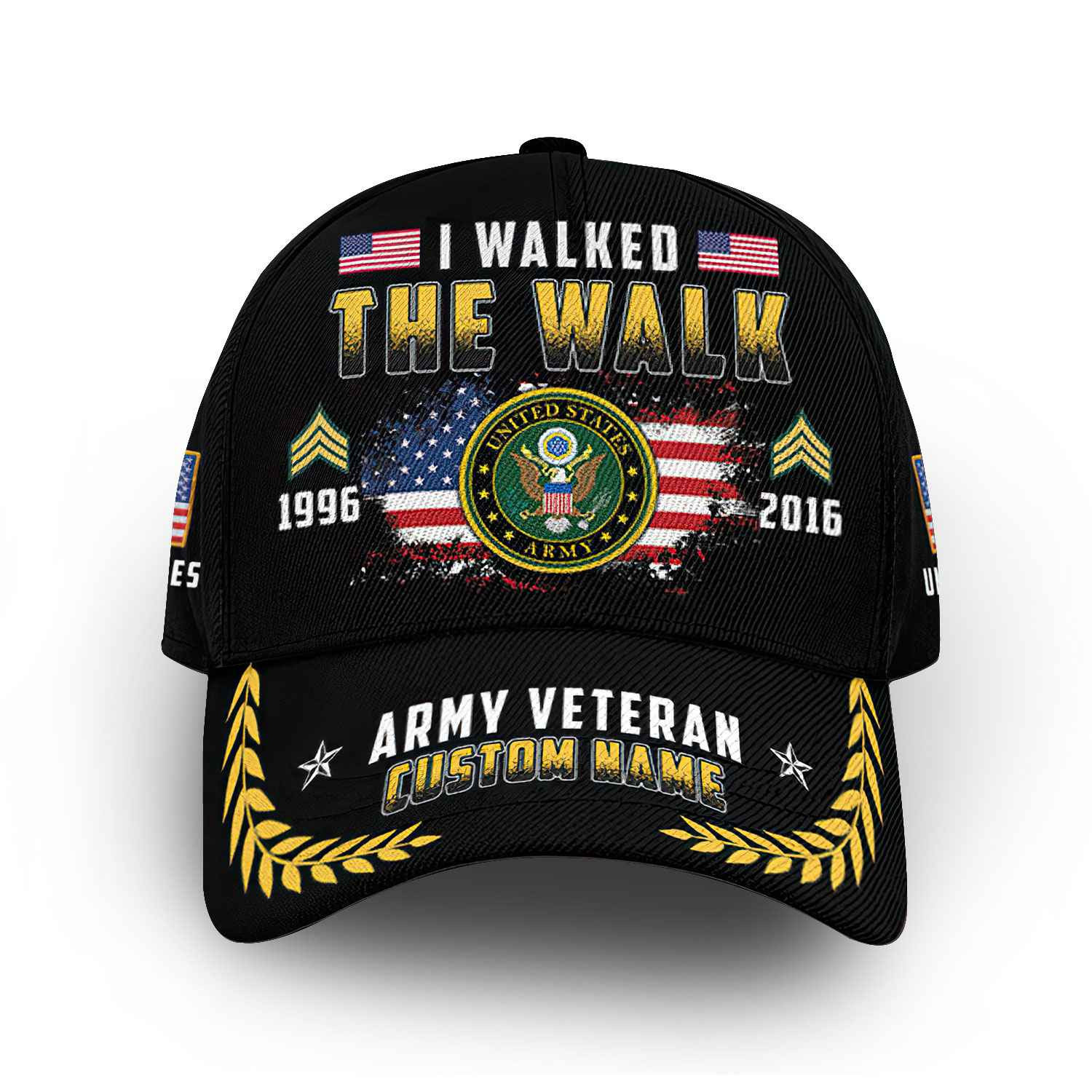 Premium Custom US Army Cap VPVC014606, Gifts For Army Veteran, Best Gifts On Father’s Day, Armed Forces Day, Independence Day, Veterans Day