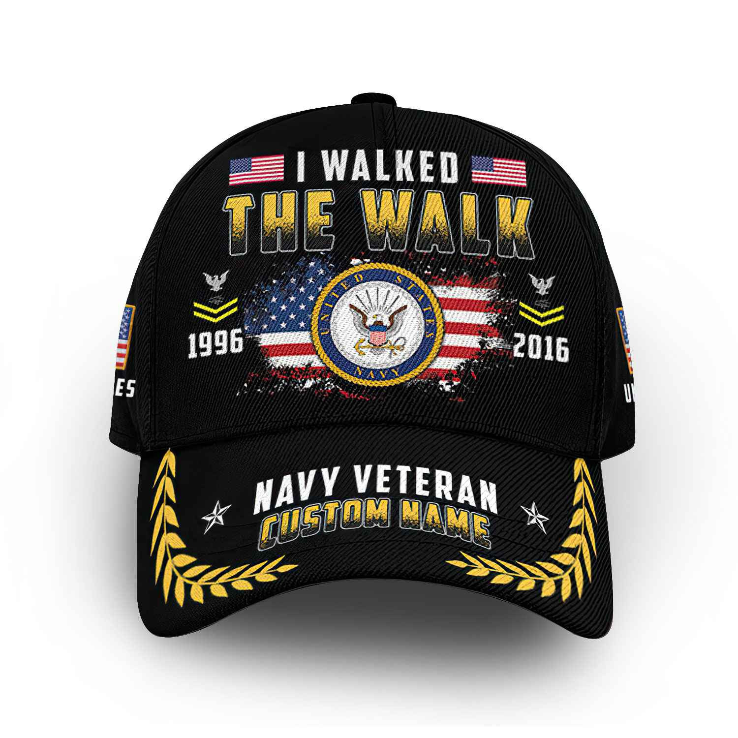 Premium Custom US Navy Cap VPVC014607, Gifts For Navy Veteran, Best Gifts On Father’s Day, Armed Forces Day, Independence Day, Veterans Day