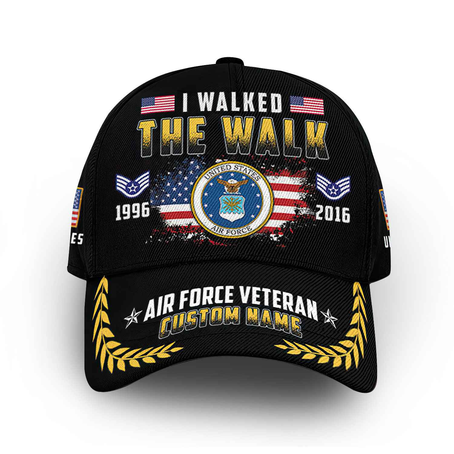 Premium Custom USAF Cap VPVC014609, Gifts For Air Force Veteran, Best Gifts On Father’s Day, Armed Forces Day, Independence Day, Veterans Day