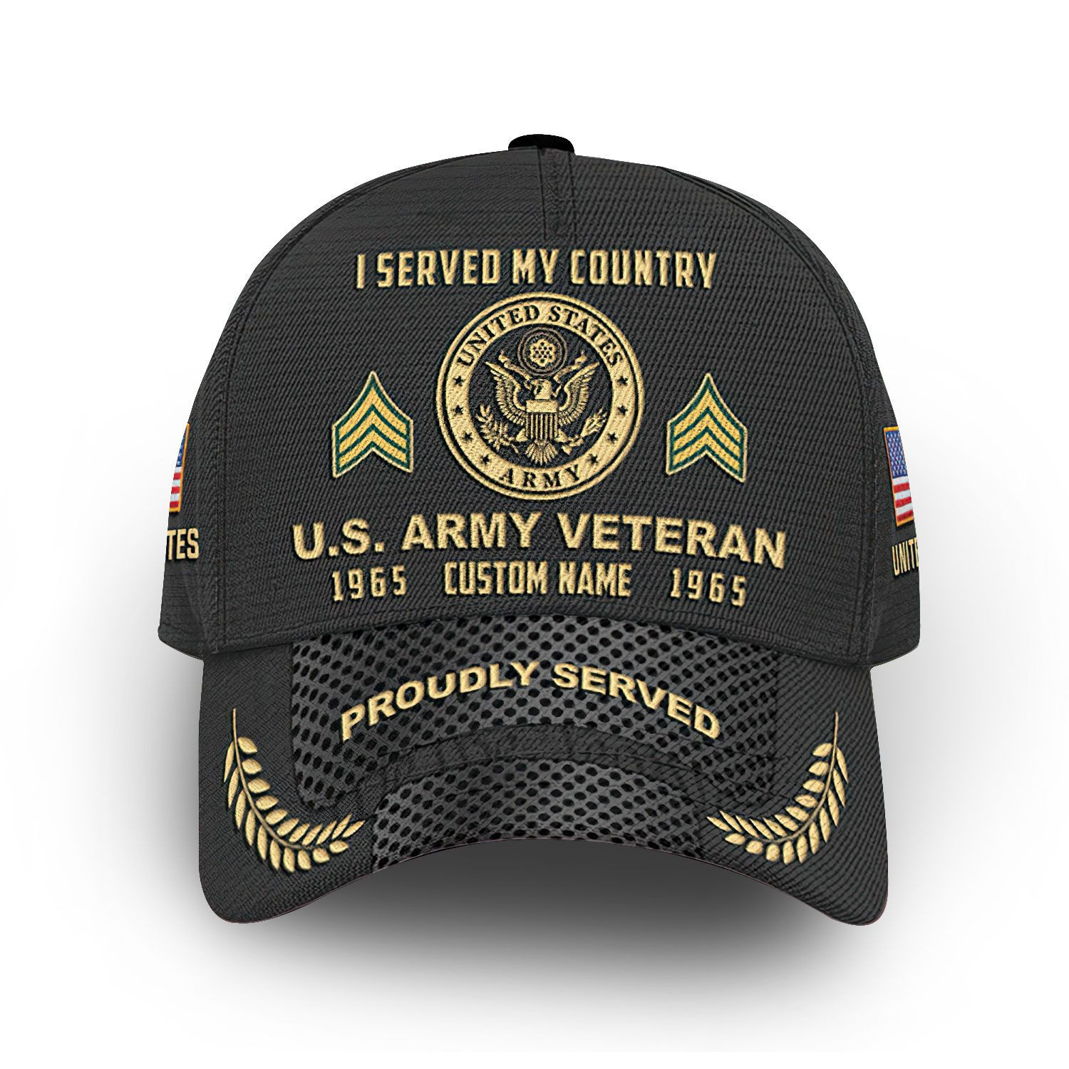 US Army Custom Cap VPVC014701, Gifts For Army Veteran, Best Gifts On Father’s Day, Armed Forces Day, Independence Day, Veterans Day