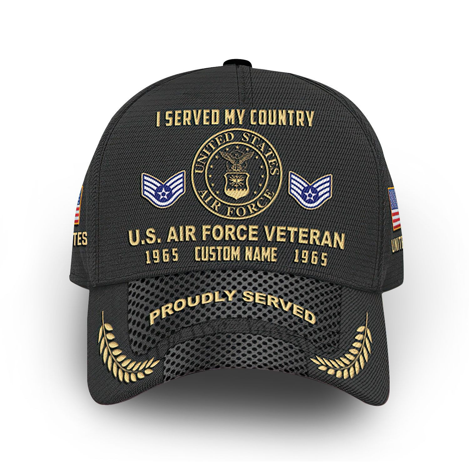 USAF Custom Cap VPVC014704, Gifts For Air Force Veteran, Best Gifts On Father’s Day, Armed Forces Day, Independence Day, Veterans Day
