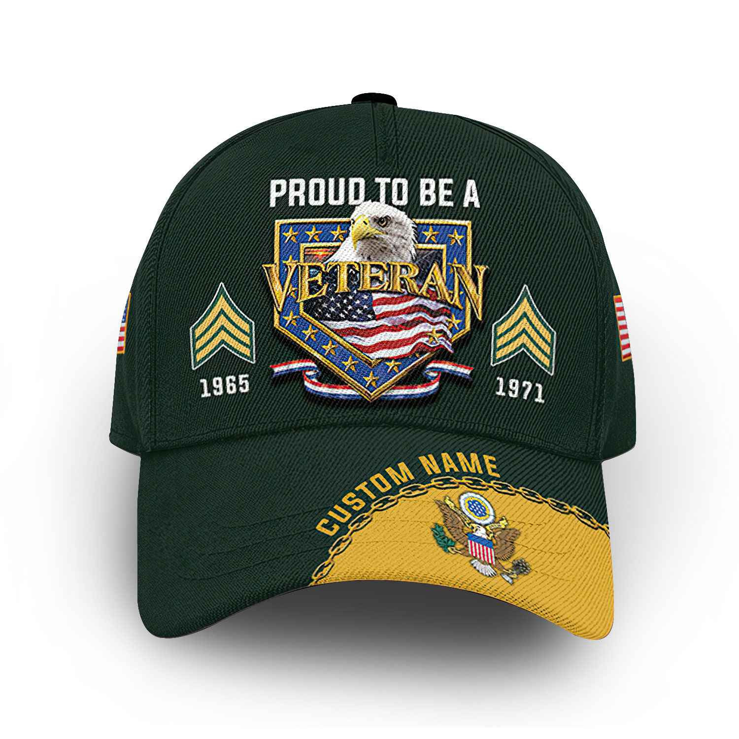 Premium US Army Cap VPVC014706, Custom Name, Rank, Year, Gifts For Army Veteran, Best Gifts On Father’s Day, Armed Forces Day, Independence Day, Veterans Day