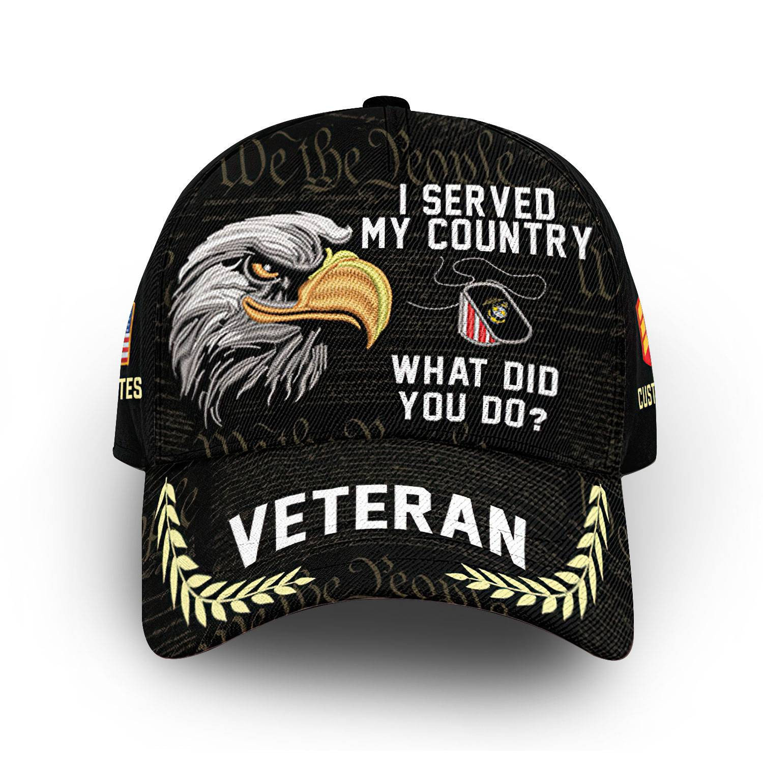 Unique Custom Name, Rank, USMC Cap VPVC014808, Gifts For Marine Veteran, Best Gifts On Father’s Day, Independence Day, Veterans Day