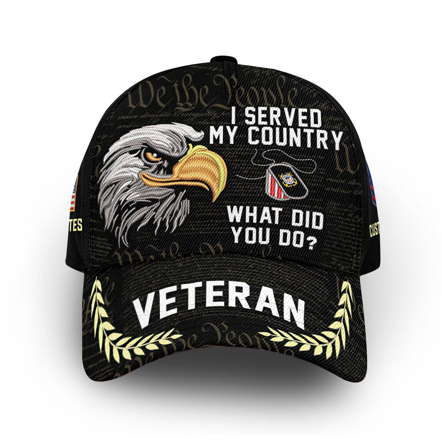 Unique Custom Name, Rank, USCG Cap VPVC014810, Gifts For Coast Guard Veteran, Best Gifts On Father’s Day, Independence Day, Veterans Day