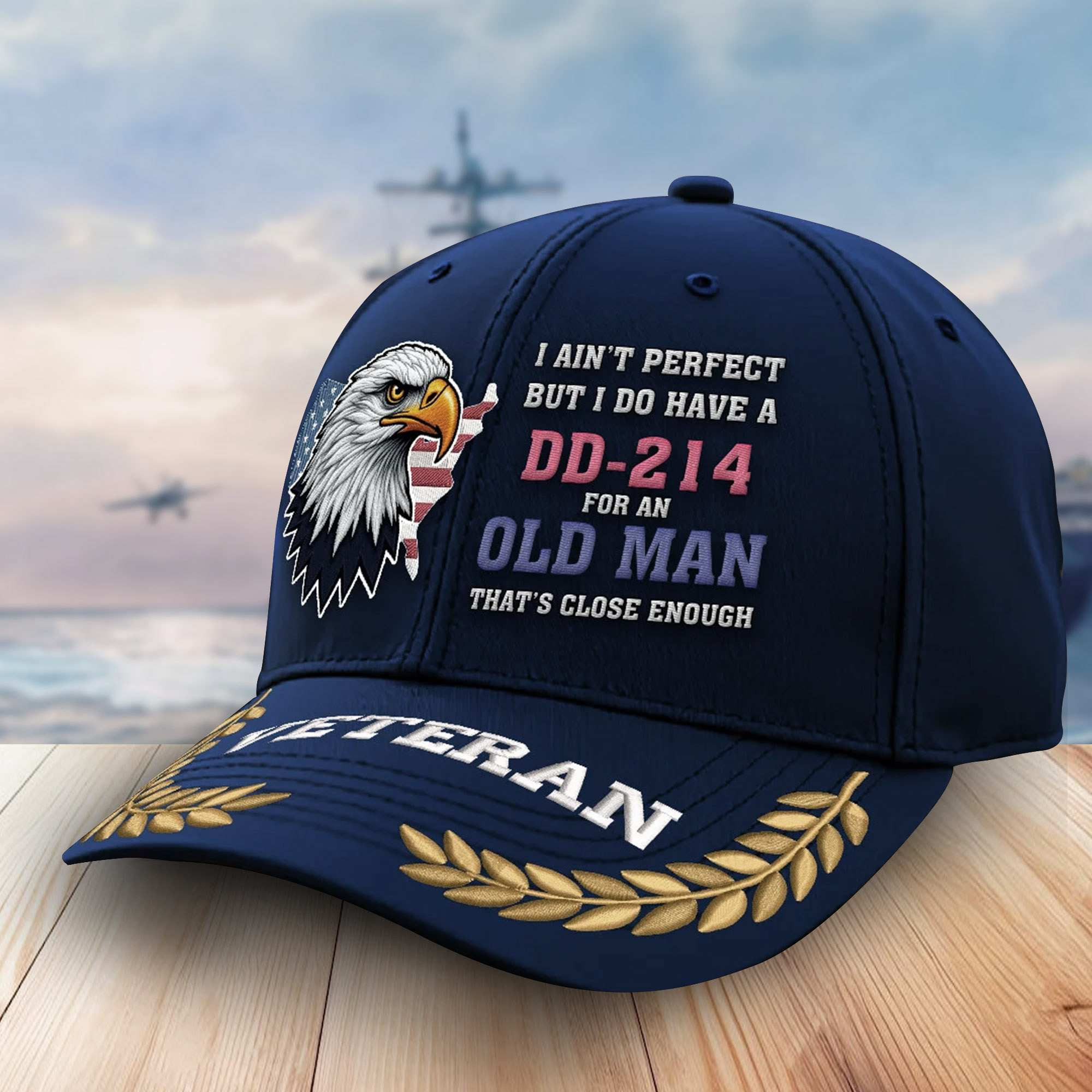 Premium US Veterans Embroidered Baseball Hats VPVC302502, Gifts For Veterans On Father’s Day, Armed Forces Day, Independence Day, Veterans Day