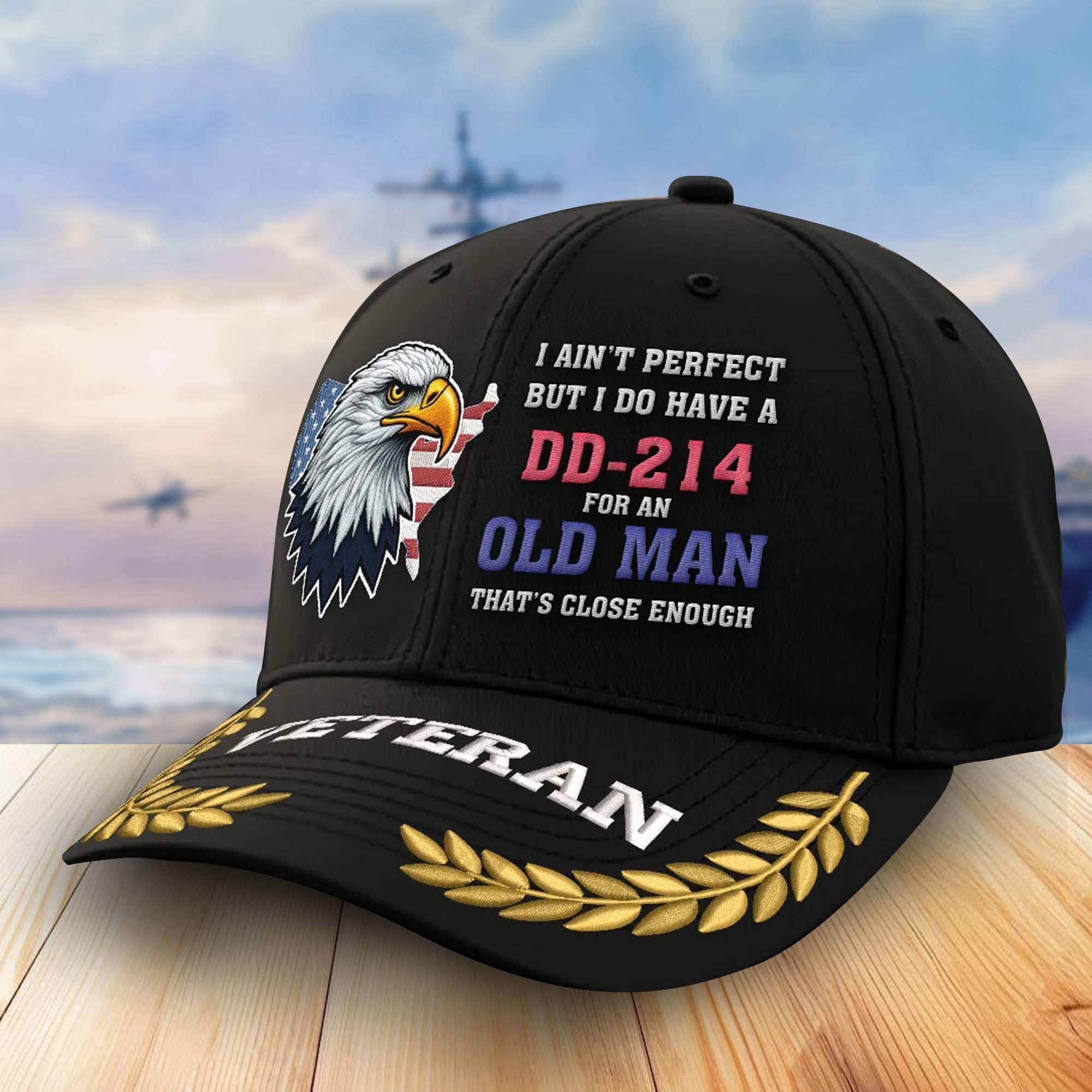 Premium US Veterans Embroidered Baseball Hats VPVC302503, Gifts For Veterans On Father’s Day, Armed Forces Day, Independence Day, Veterans Day