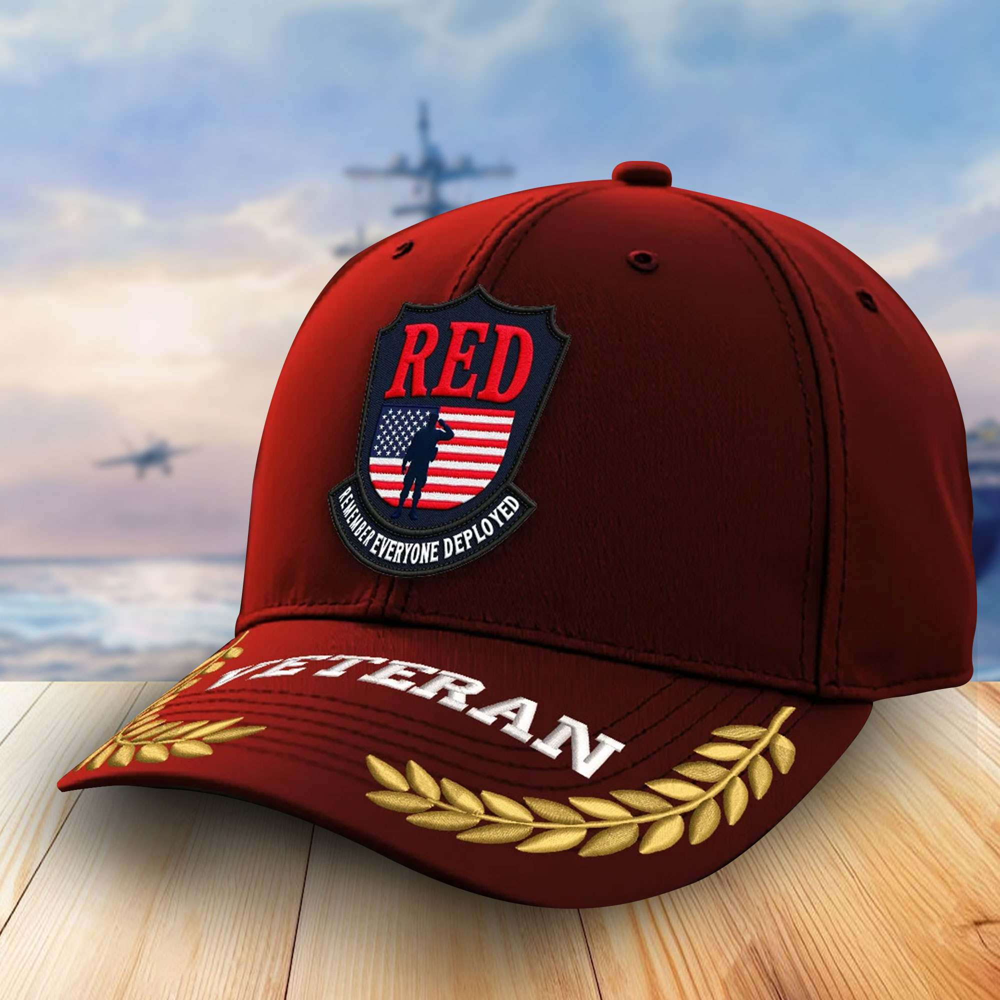 Premium US Veterans Embroidered Baseball Hats VPVC302601, Gifts For Veterans On Father’s Day, Armed Forces Day, Independence Day, Veterans Day