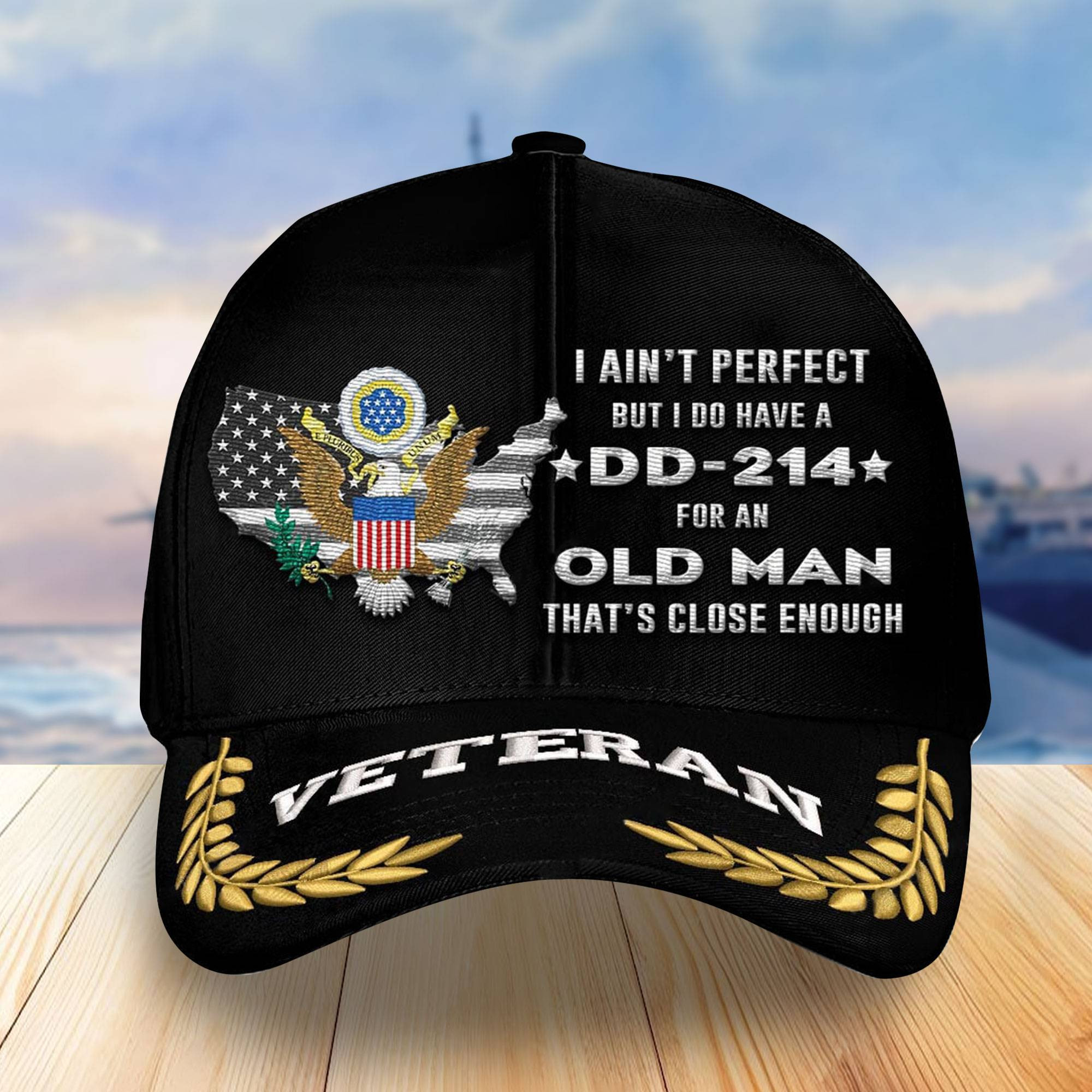 Premium Custom US Veterans Embroidered Baseball Hats VPVC304701, Gifts For Veterans On Father’s Day, Armed Forces Day, Independence Day, Veterans Day