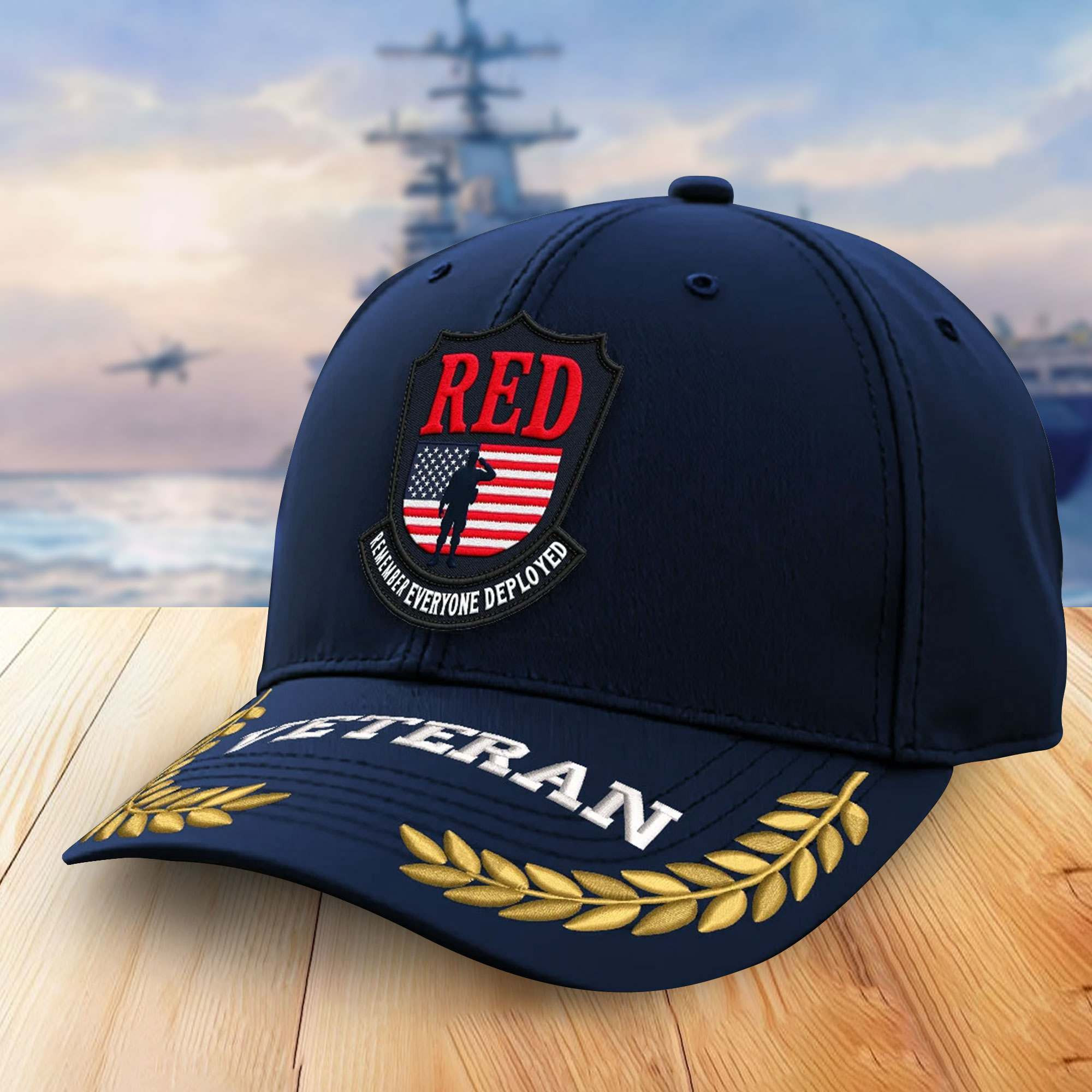 Premium US Veterans Embroidered Baseball Hats VPVC302602, Gifts For Veterans On Father’s Day, Armed Forces Day, Independence Day, Veterans Day