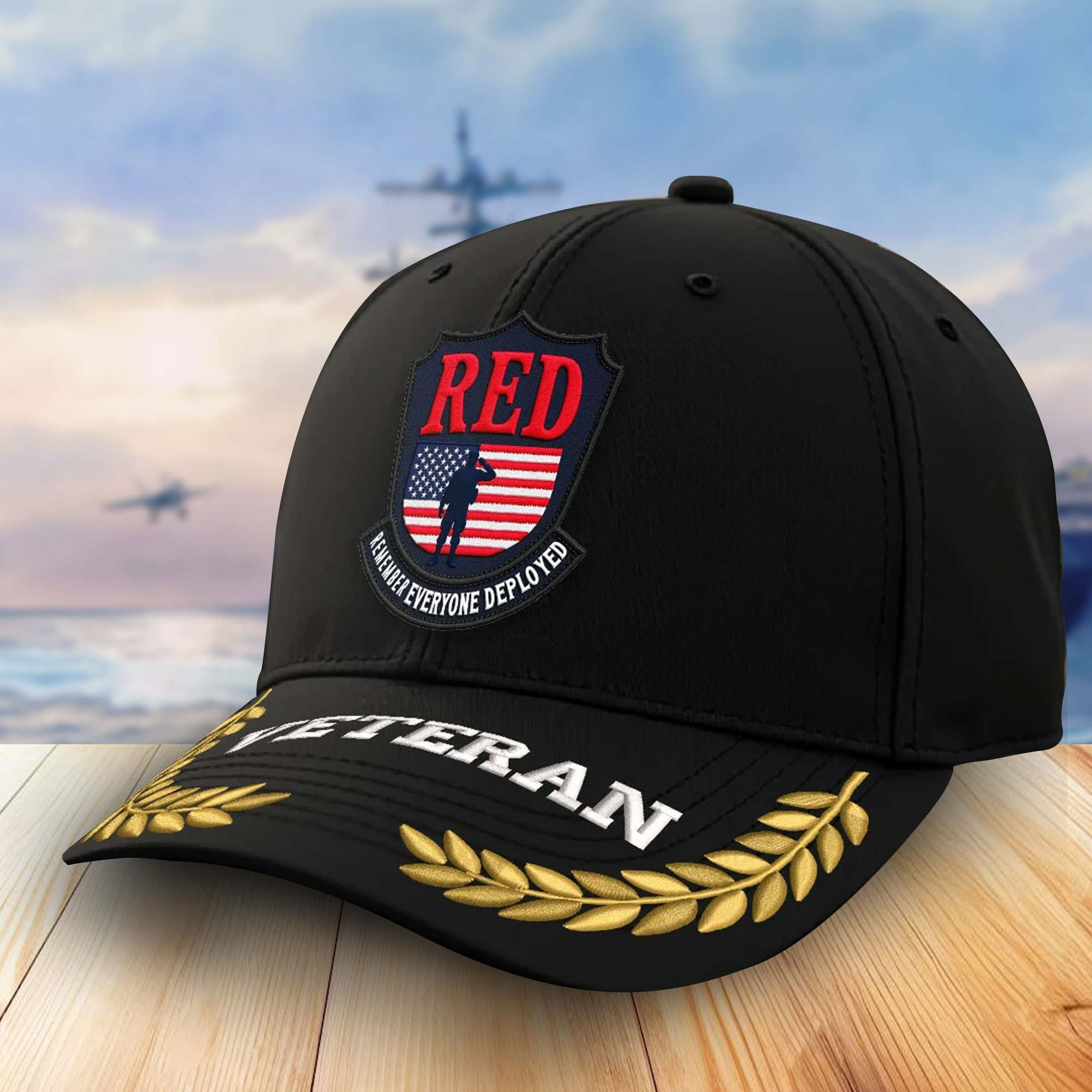 Premium US Veterans Embroidered Baseball Hats VPVC302603, Gifts For Veterans On Father’s Day, Armed Forces Day, Independence Day, Veterans Day