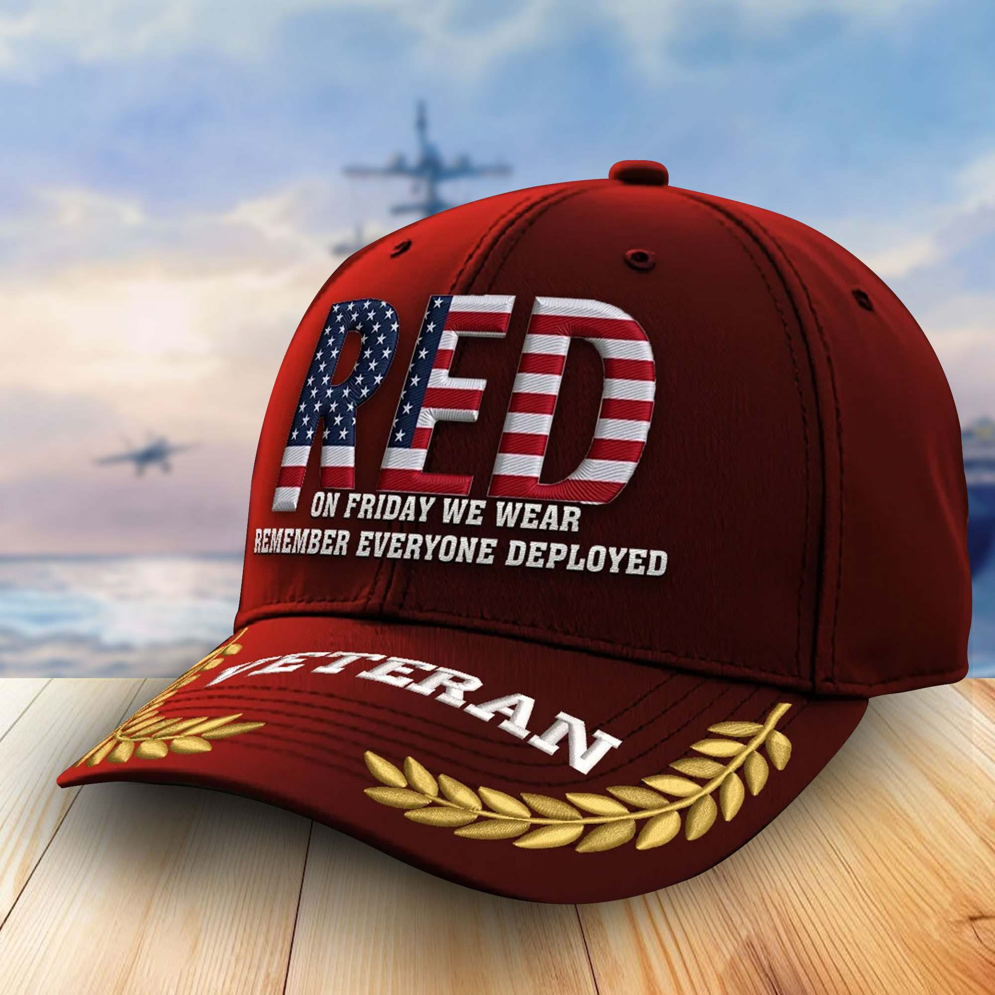Premium US Veterans Embroidered Baseball Hats VPVC302701, Gifts For Veterans On Father’s Day, Armed Forces Day, Independence Day, Veterans Day