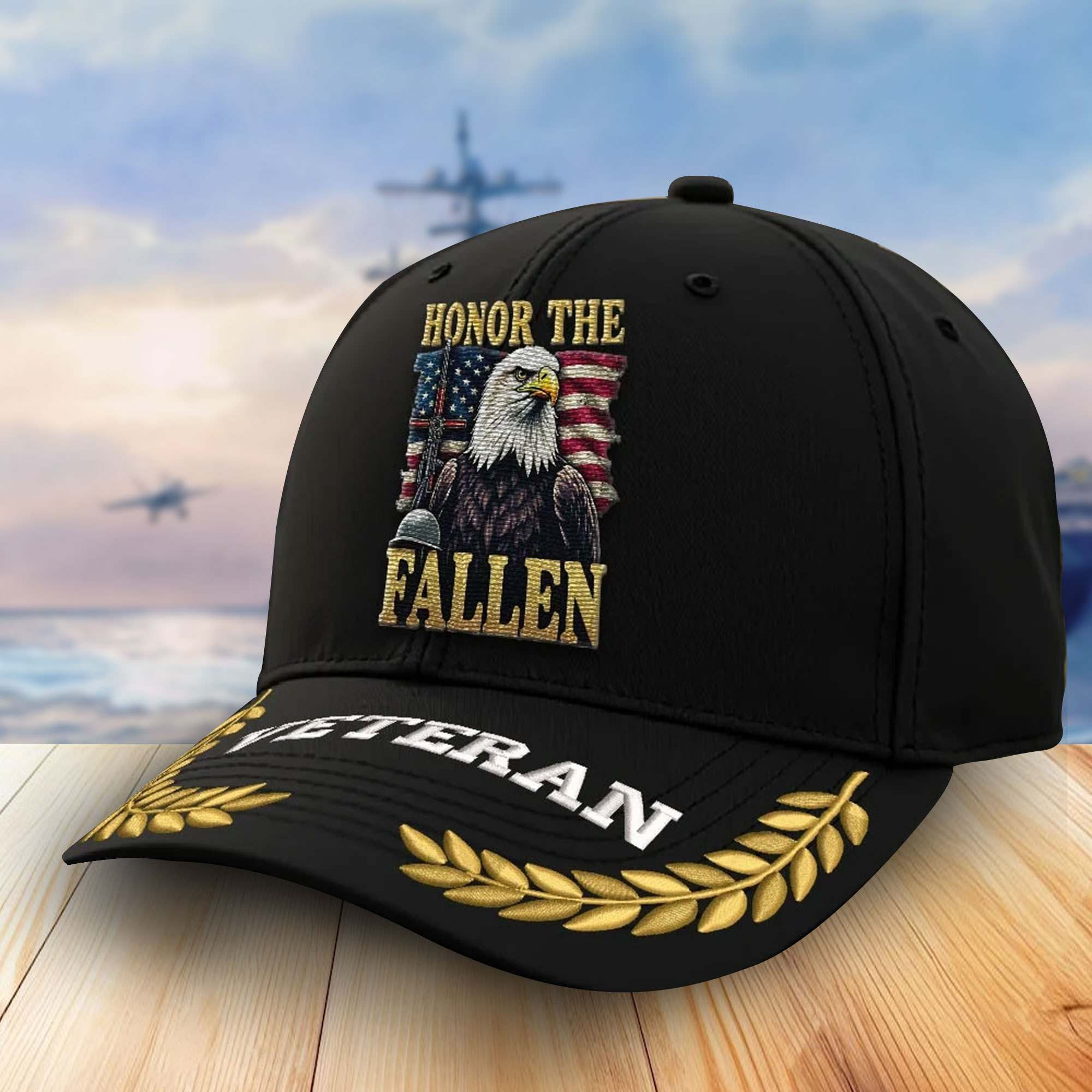 Premium US Veterans Embroidered Baseball Hats VPVC302803, Gifts For Veterans On Father’s Day, Armed Forces Day, Independence Day, Veterans Day