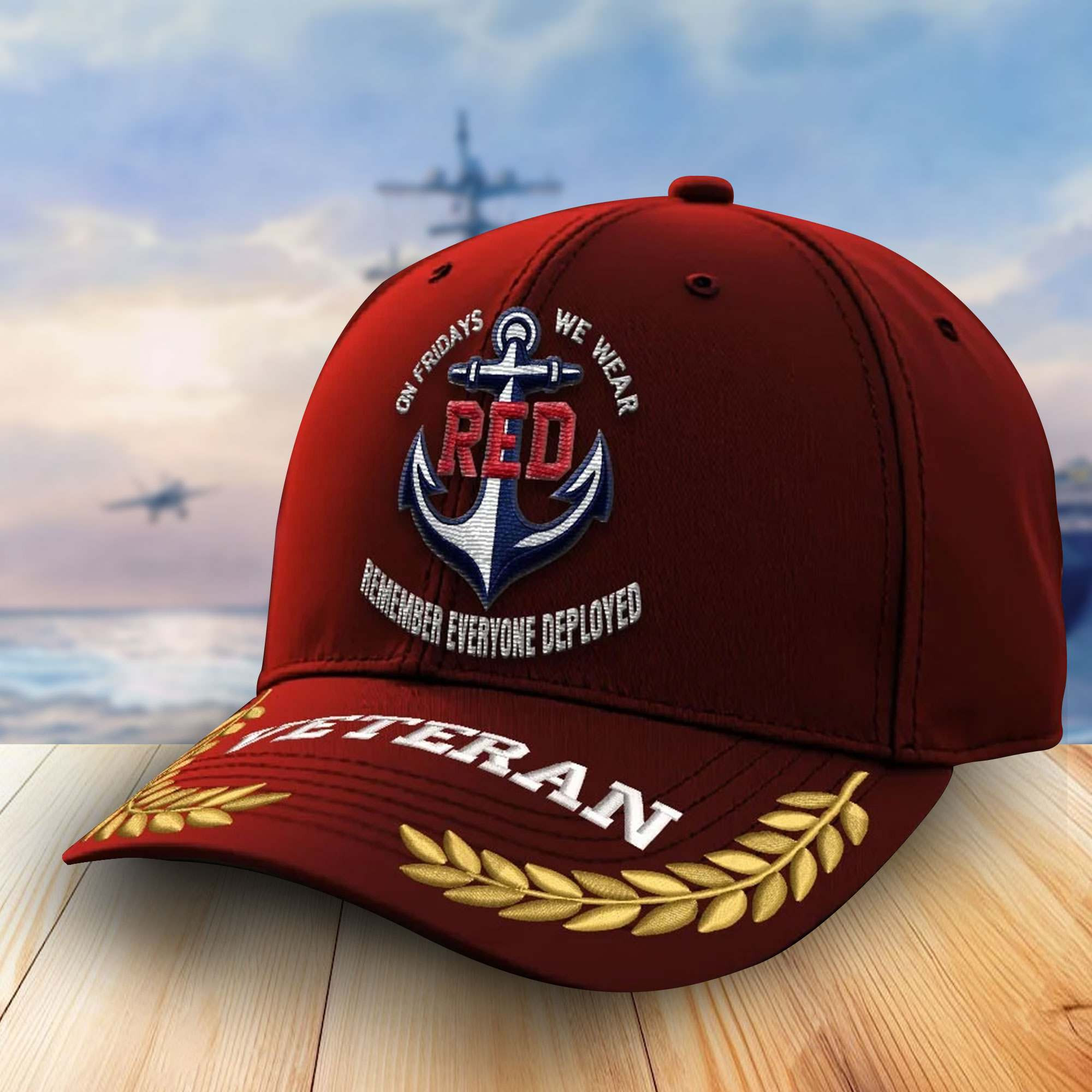 Premium US Veterans Embroidered Baseball Hats VPVC302901, Gifts For Veterans On Father’s Day, Armed Forces Day, Independence Day, Veterans Day