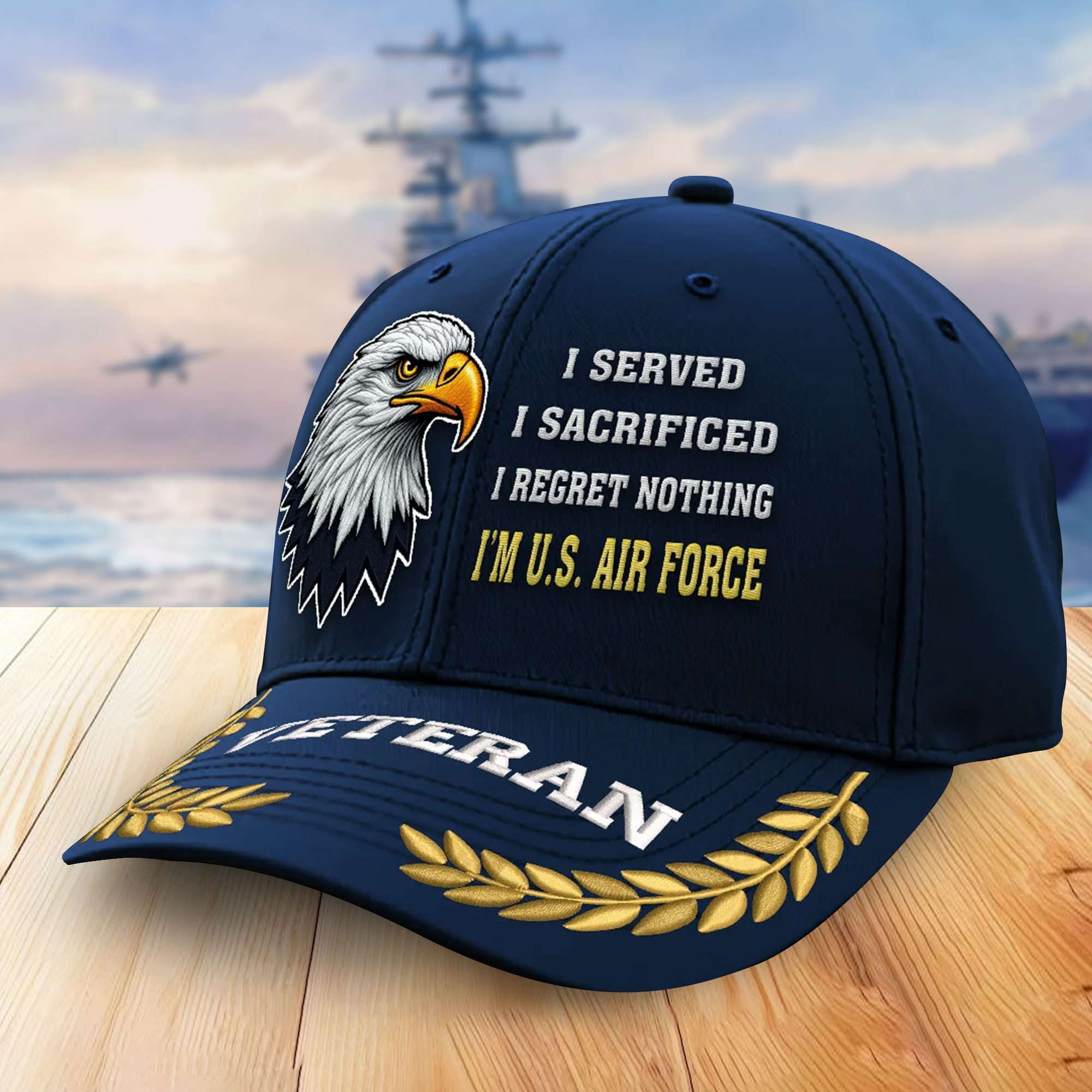 Premium USAF Embroidered Baseball Hats VPVC305302, Gifts For Air Force Veterans On Father’s Day, Armed Forces Day, Independence Day, Veterans Day