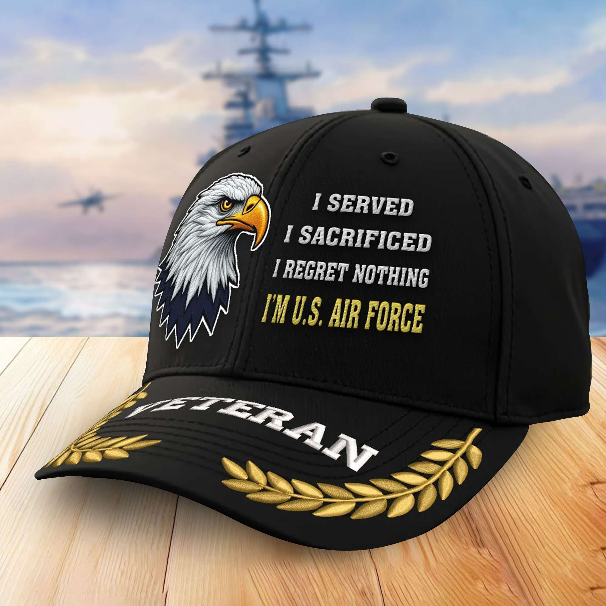 Premium USAF Embroidered Baseball Hats VPVC305303, Gifts For Air Force Veterans On Father’s Day, Armed Forces Day, Independence Day, Veterans Day