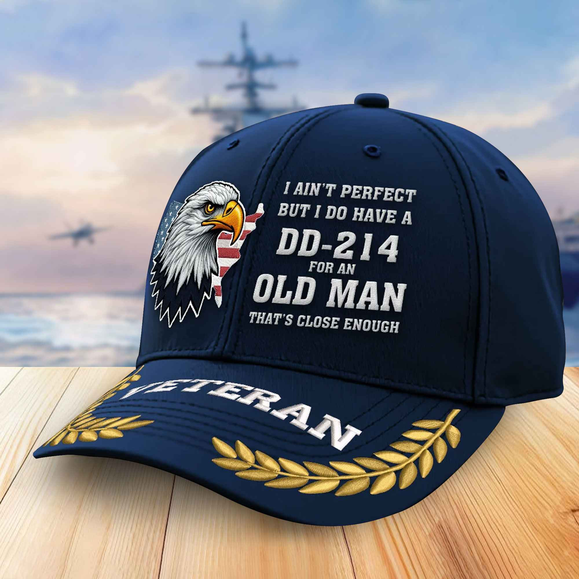 Premium US Veterans Embroidered Baseball Hats VPVC305502, Gifts For Veterans On Father’s Day, Armed Forces Day, Independence Day, Veterans Day