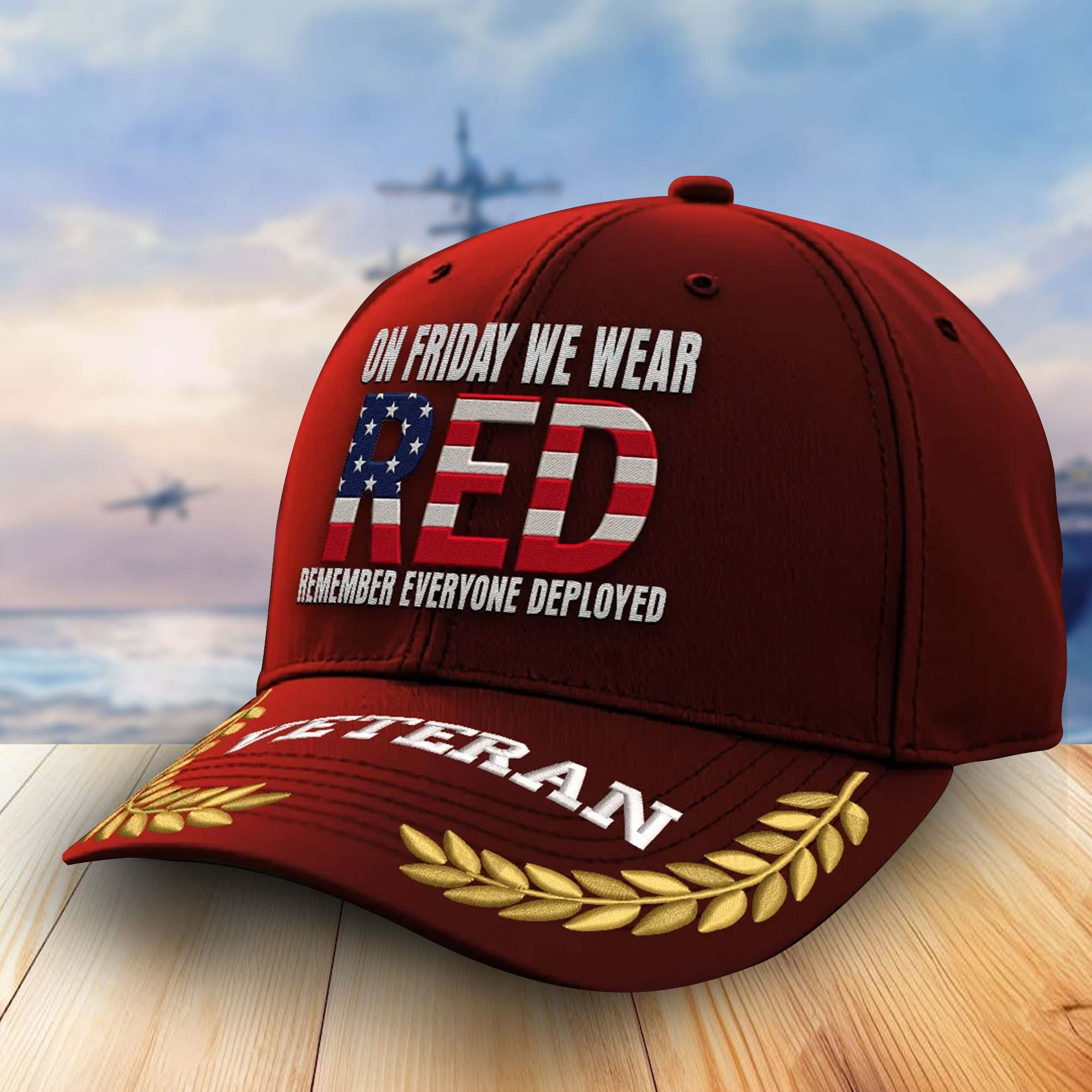 Premium US Veterans Embroidered Baseball Hats VPVC303201, Gifts For Veterans On Father’s Day, Armed Forces Day, Independence Day, Veterans Day