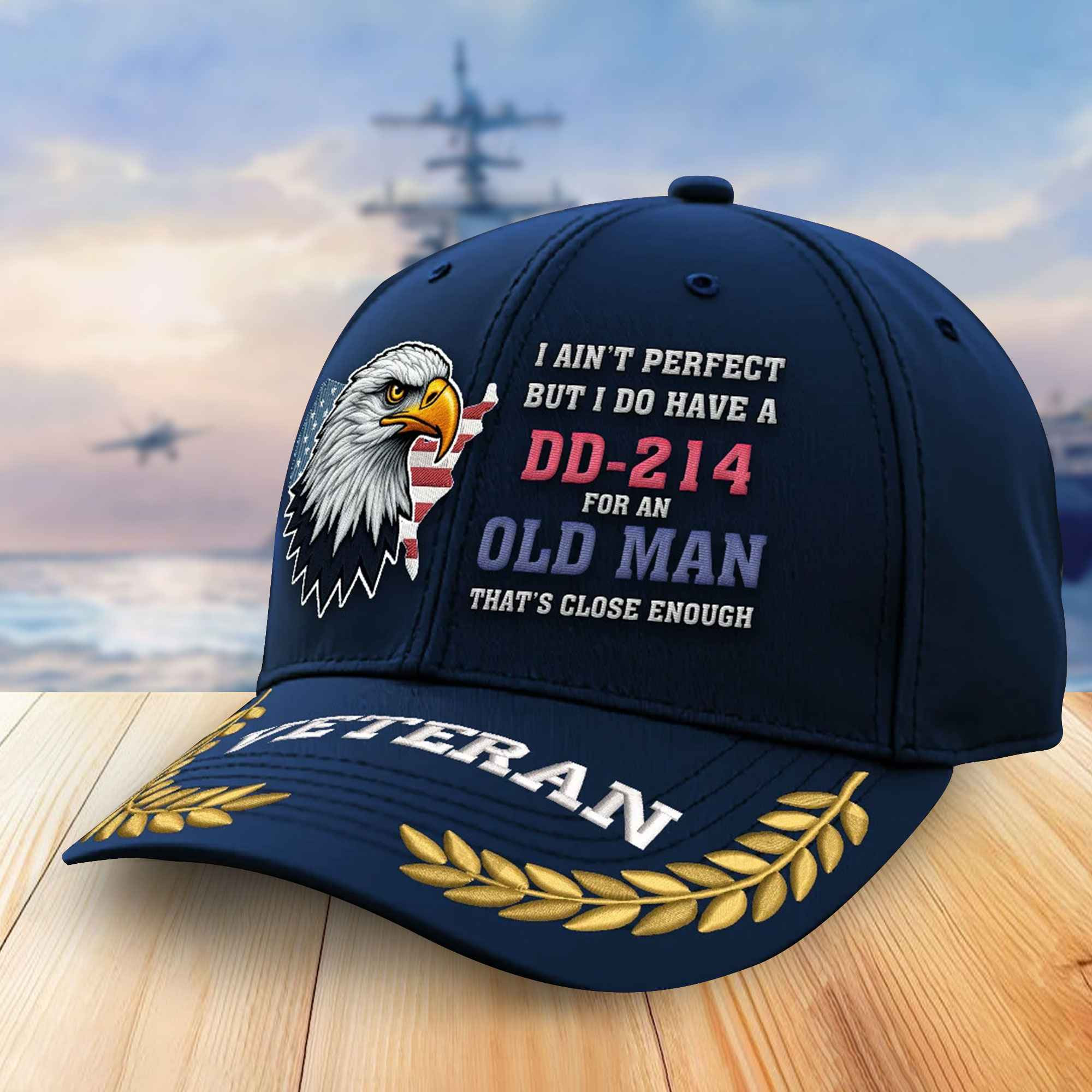 Premium US Veterans Embroidered Baseball Hats VPVC305702, Gifts For Veterans On Father’s Day, Armed Forces Day, Independence Day, Veterans Day
