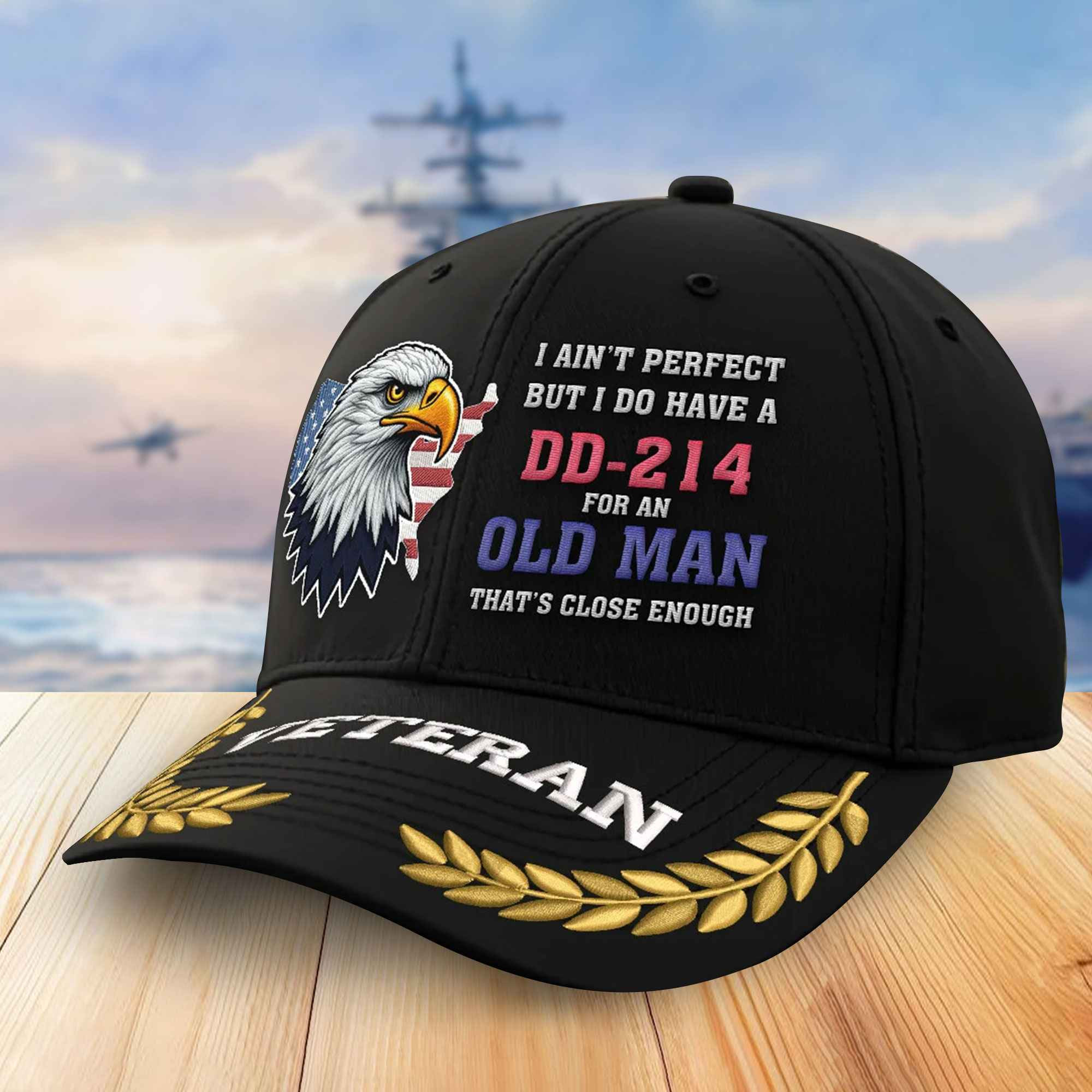 Premium US Veterans Embroidered Baseball Hats VPVC305703, Gifts For Veterans On Father’s Day, Armed Forces Day, Independence Day, Veterans Day
