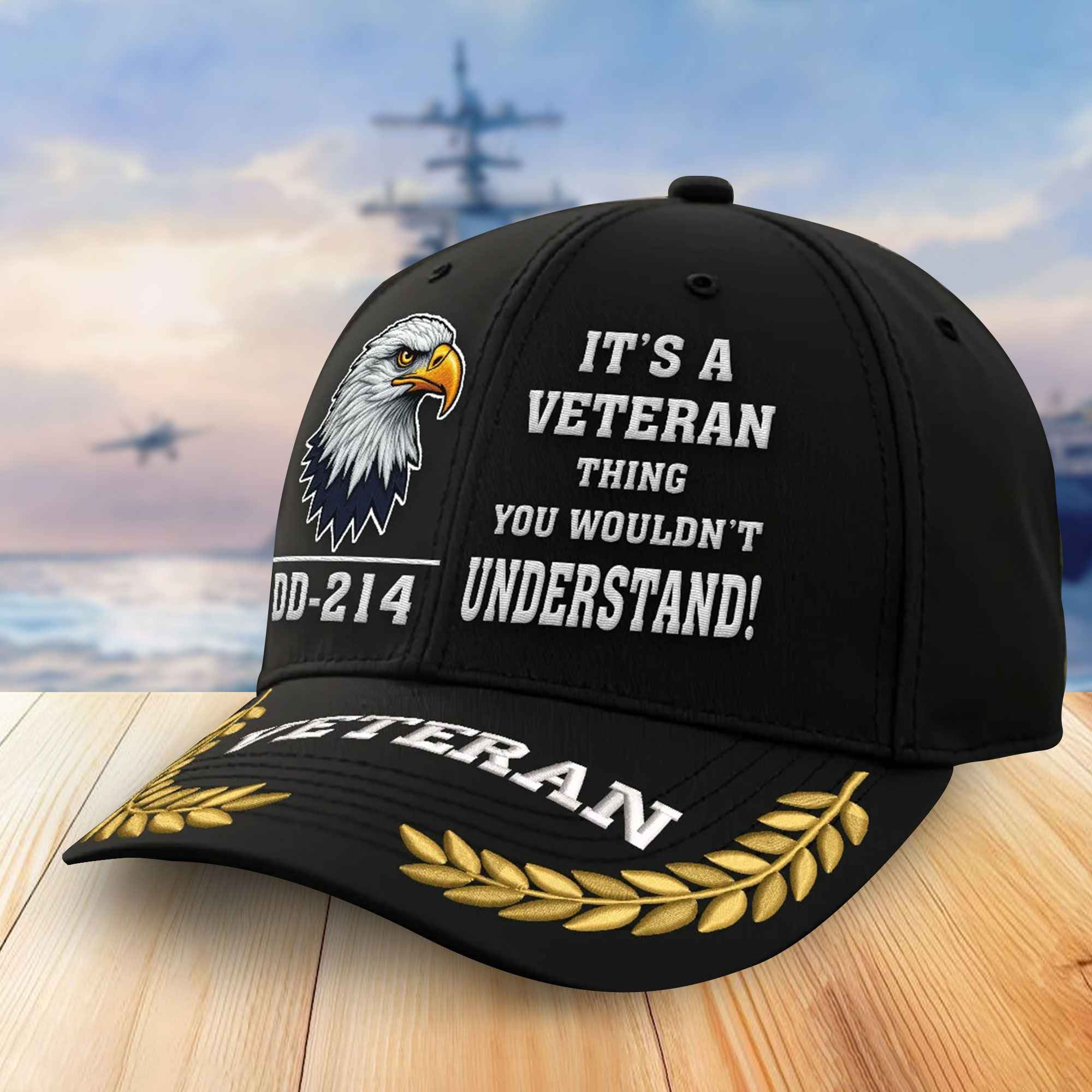 Premium US Veterans Embroidered Baseball Hats VPVC305903, Gifts For Veterans On Father’s Day, Armed Forces Day, Independence Day, Veterans Day