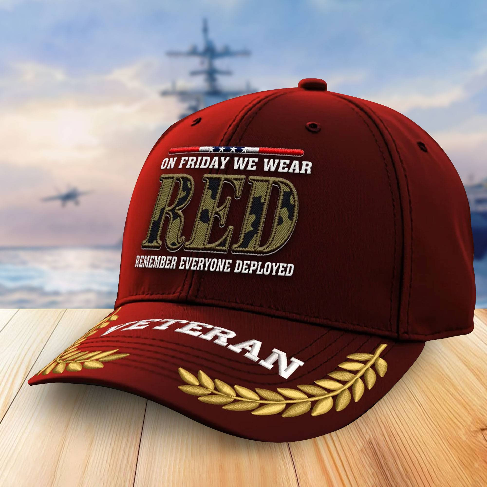 Premium US Veterans Embroidered Baseball Hats VPVC306001, Gifts For Veterans On Father’s Day, Armed Forces Day, Independence Day, Veterans Day