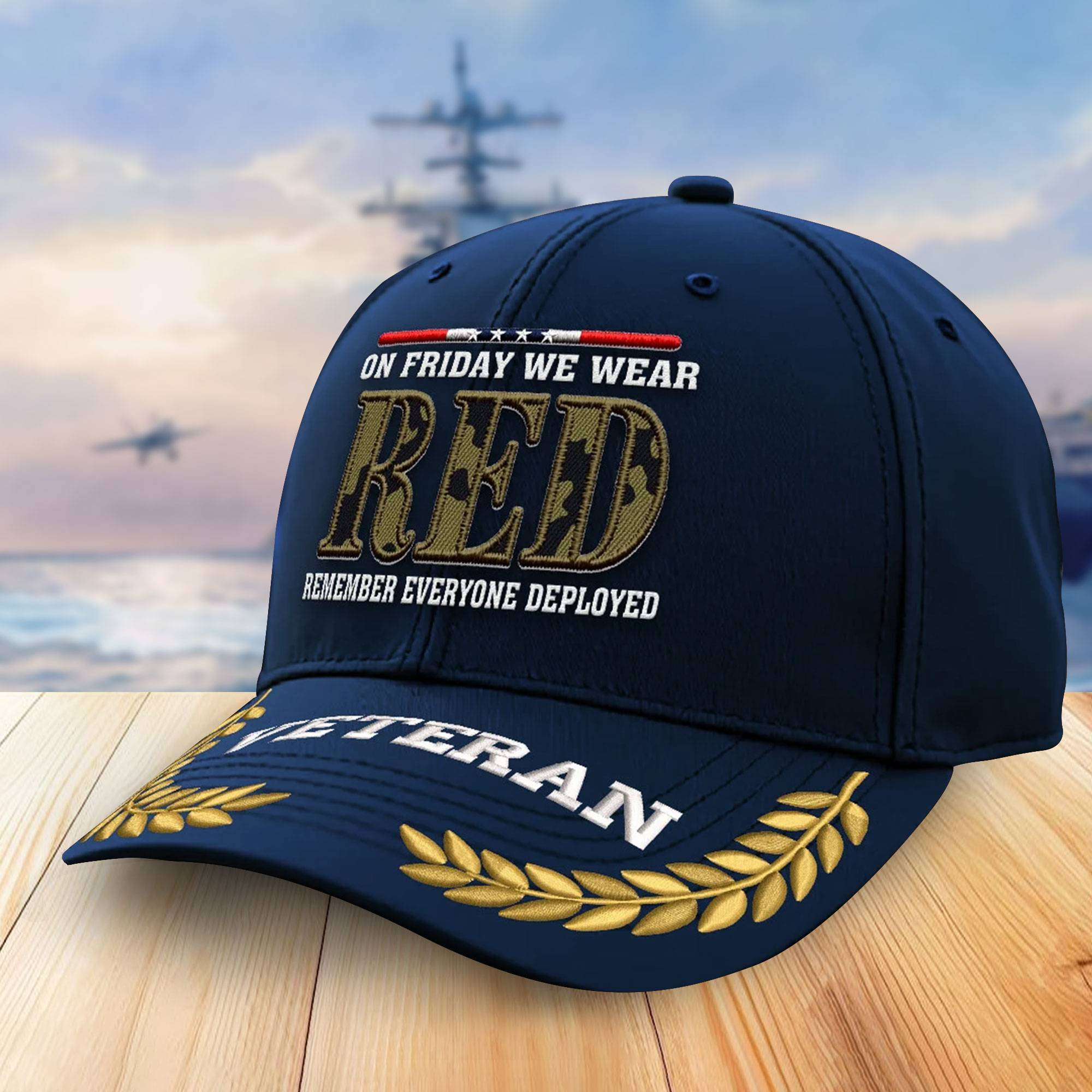 Premium US Veterans Embroidered Baseball Hats VPVC306002, Gifts For Veterans On Father’s Day, Armed Forces Day, Independence Day, Veterans Day