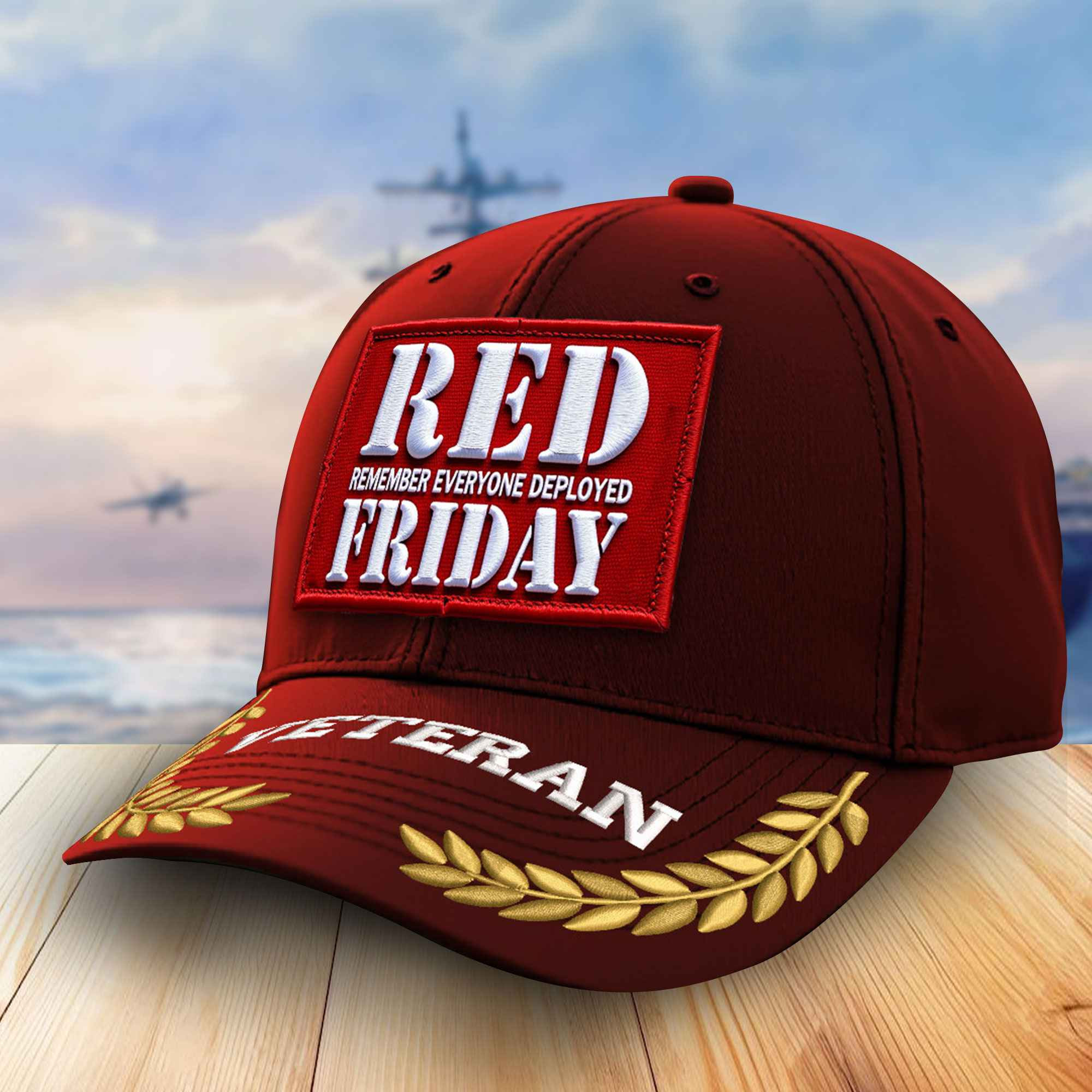Premium US Veterans Embroidered Baseball Hats VPVC306801, Gifts For Veterans On Father’s Day, Armed Forces Day, Independence Day, Veterans Day