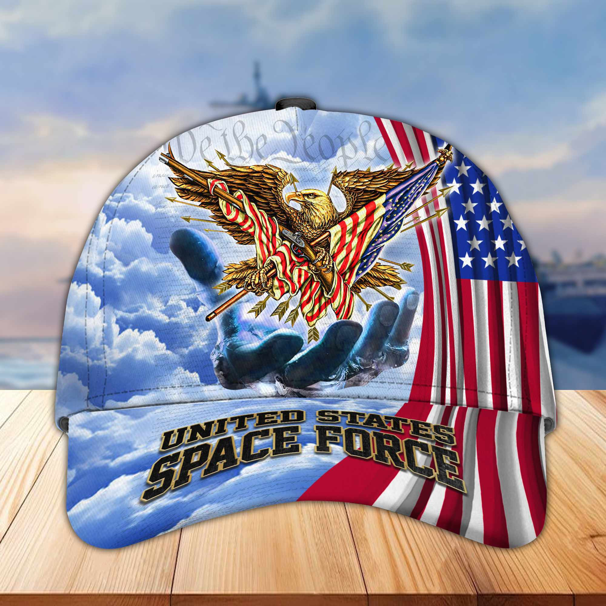 Premium US Veterans Baseball Hats BPVC170402, Gifts For US Veterans On Father’s Day, Armed Forces Day, Independence Day, Veterans Day
