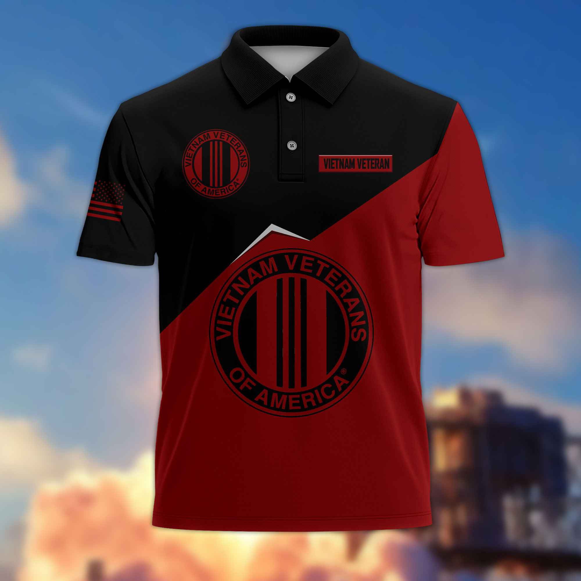 Unique Vietnam Veteran Polo Shirt VPVC216806, Gifts For Vietnam Veteran, Best Gifts On Father’s Day, Independence Day, Veterans Day