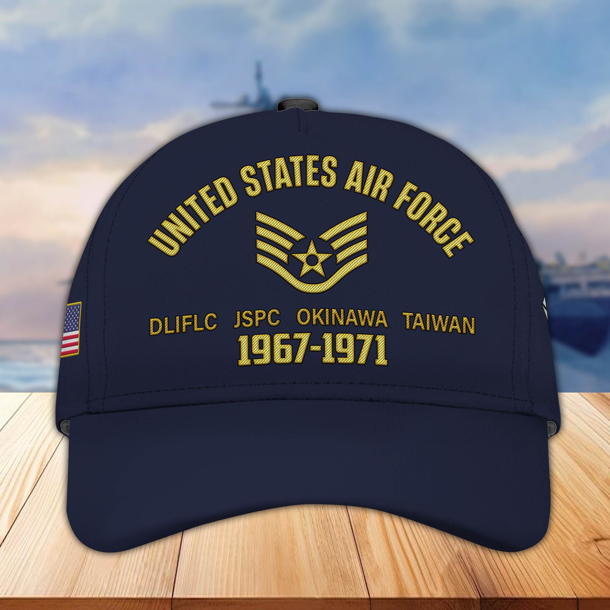 Premium Custom USAF Veteran Embroidered Cap, Hat For Air Force Veteran BPVC230411