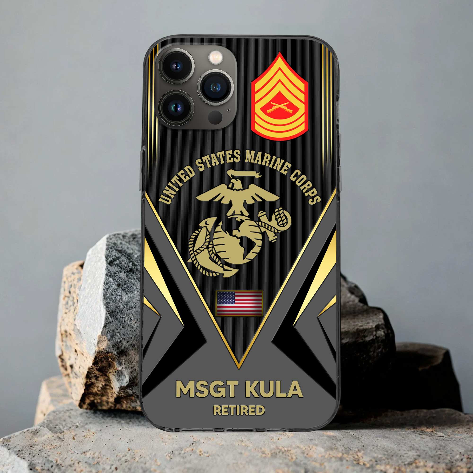 USMC Phone Case, Gifts For Marine Retired, Gifts For Veterans Day, Father’s Day BPVC280411