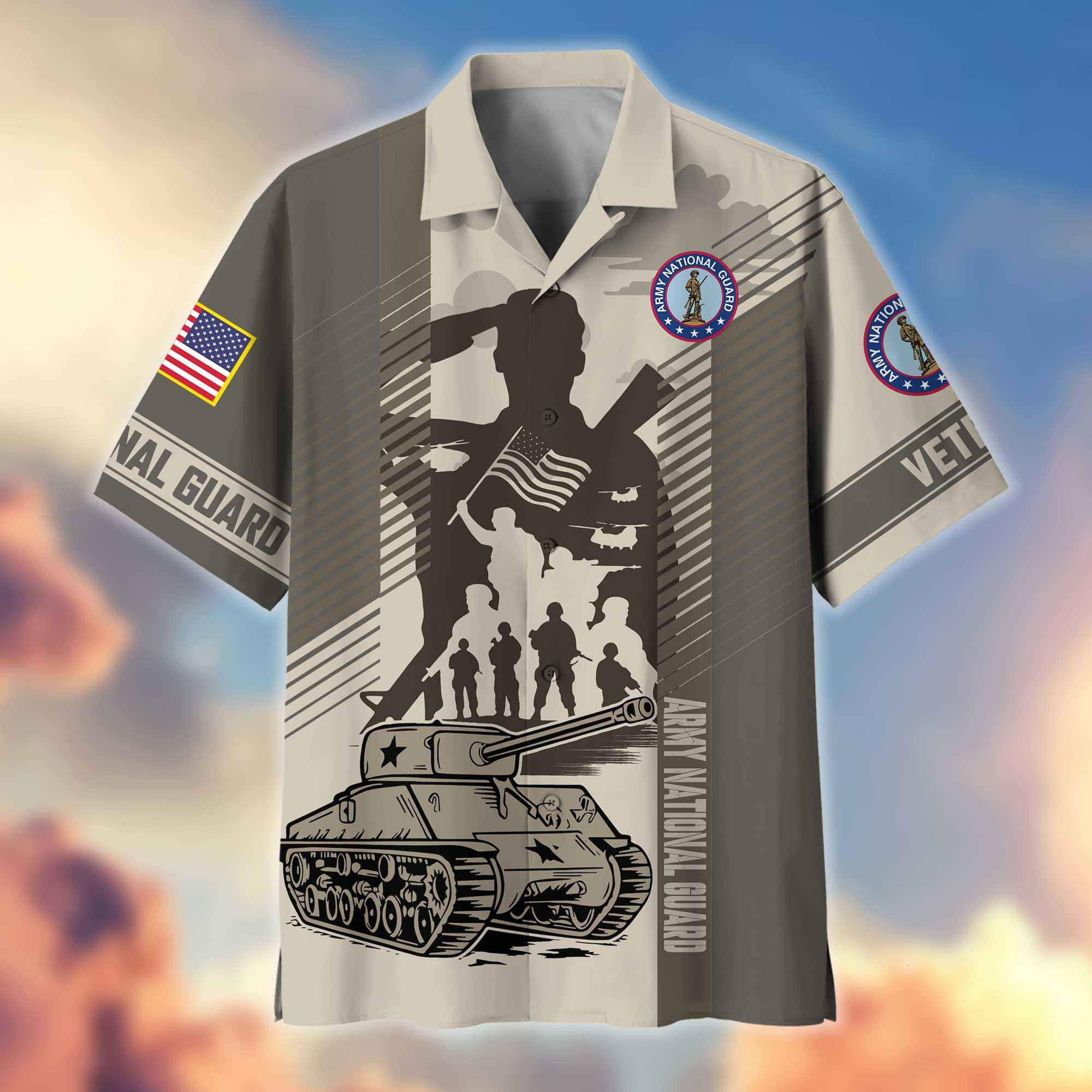 Premium US Army National Guard Hawaiian Shirt VPVC404608, Gifts For Army National Guard Veteran, Best Gifts On Father’s Day, Armed Forces Day, Independence Day, Veterans Day