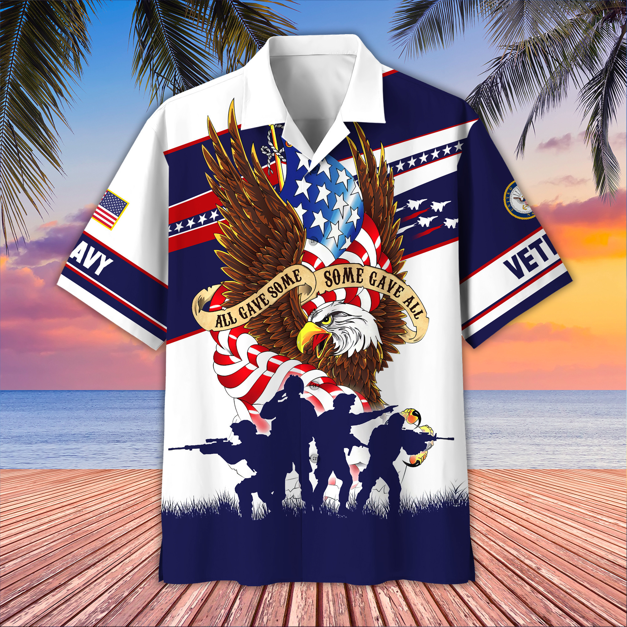US Navy Hawaiian Shirt VPVC405902, Gifts For Navy Veteran, Best Gifts On Father’s Day, Armed Forces Day, Independence Day, Veterans Day