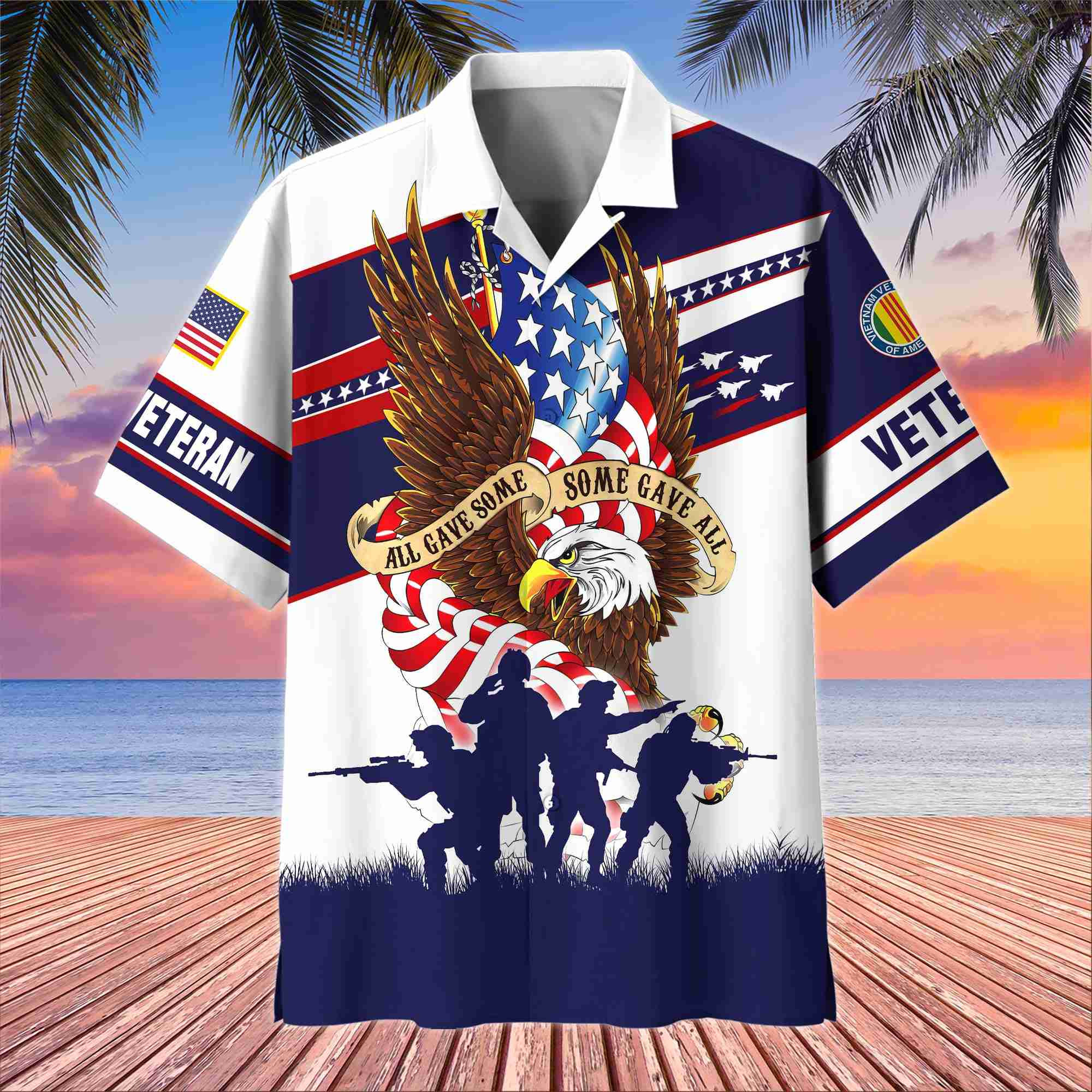 Vietnam Veteran Hawaiian Shirt VPVC405906, Gifts For Vietnam Veteran, Best Gifts On Father’s Day, Armed Forces Day, Independence Day, Veterans Day