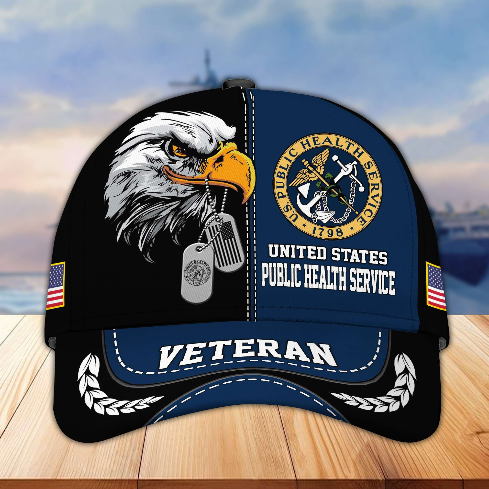 Premium United States Public Health Service Hat BPVC120510, Gifts For US Veteran
