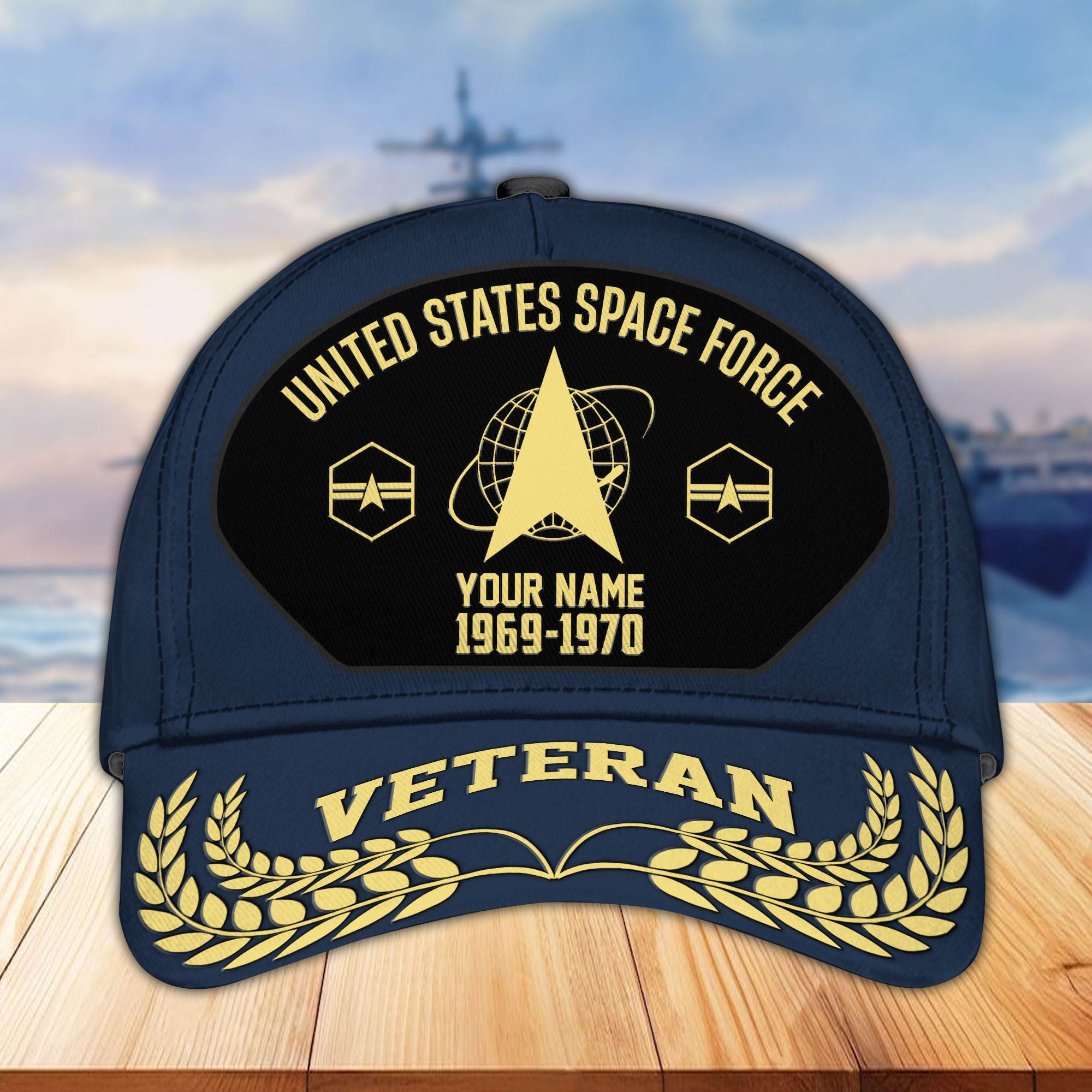 Premium US Veterans Baseball Hats BPHN080512, Custom Name, Rank, Year, Gifts For US Veterans On Father’s Day, Armed Forces Day, Independence Day, Veterans Day