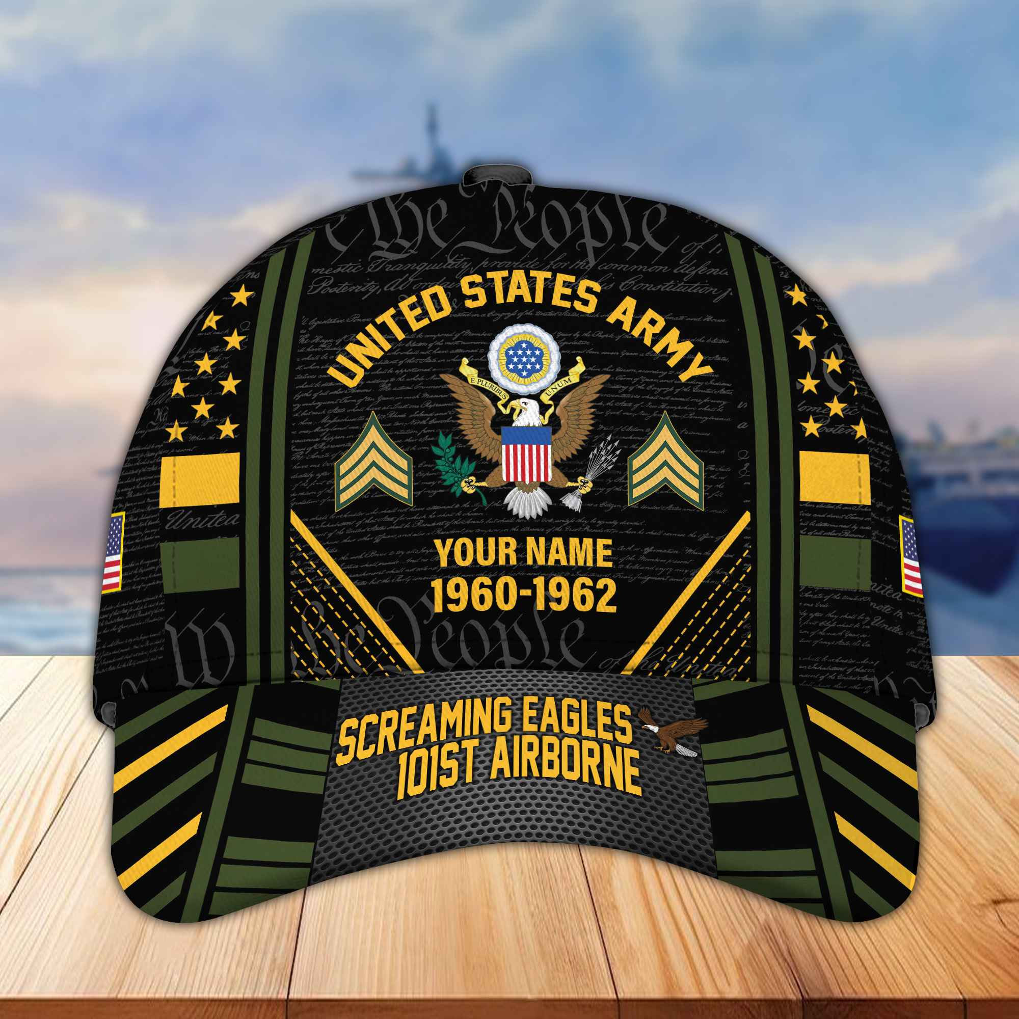 Premium 101st Airborne Veteran Custom Hat BPVC260510