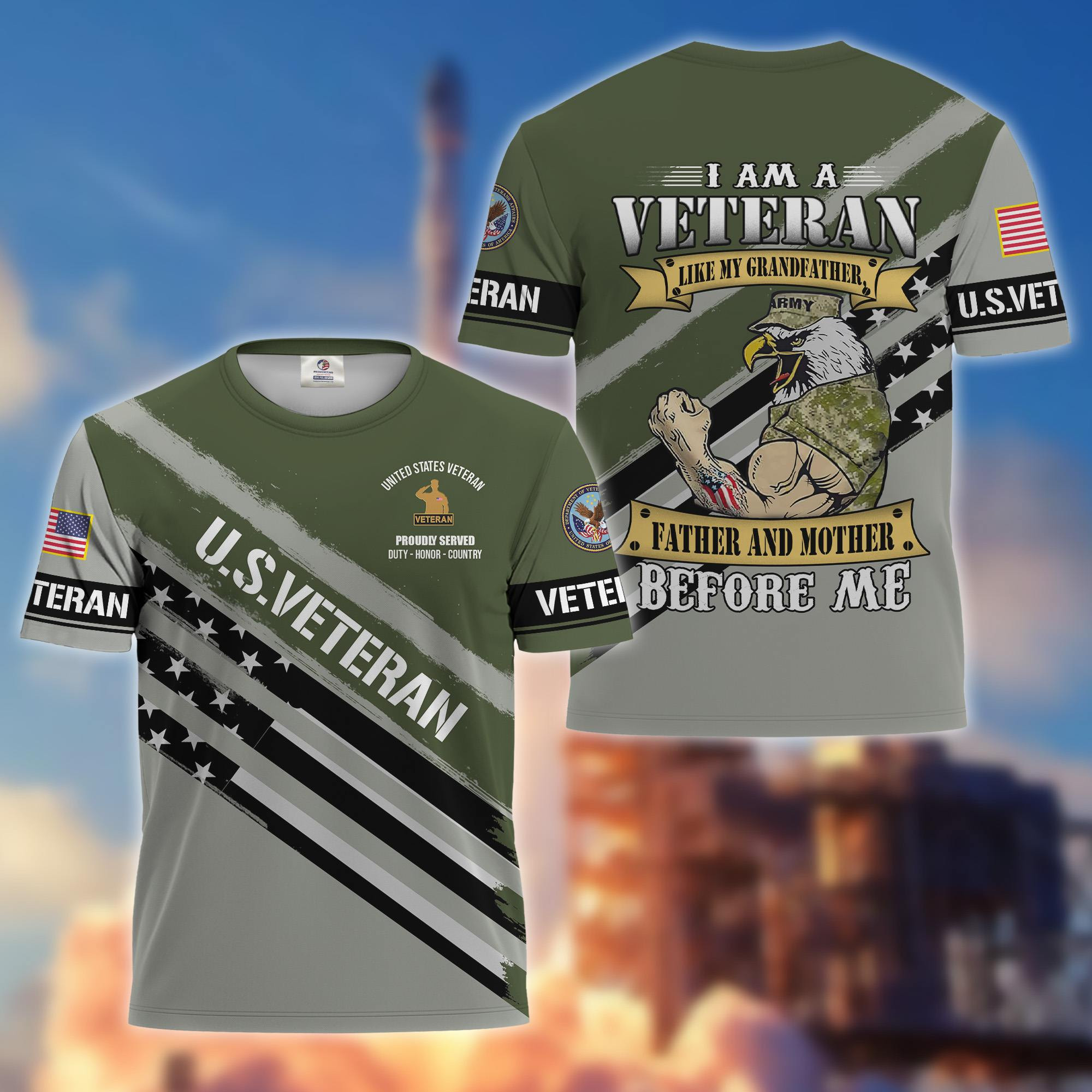 Premium US Veteran T-Shirt BPVC260511