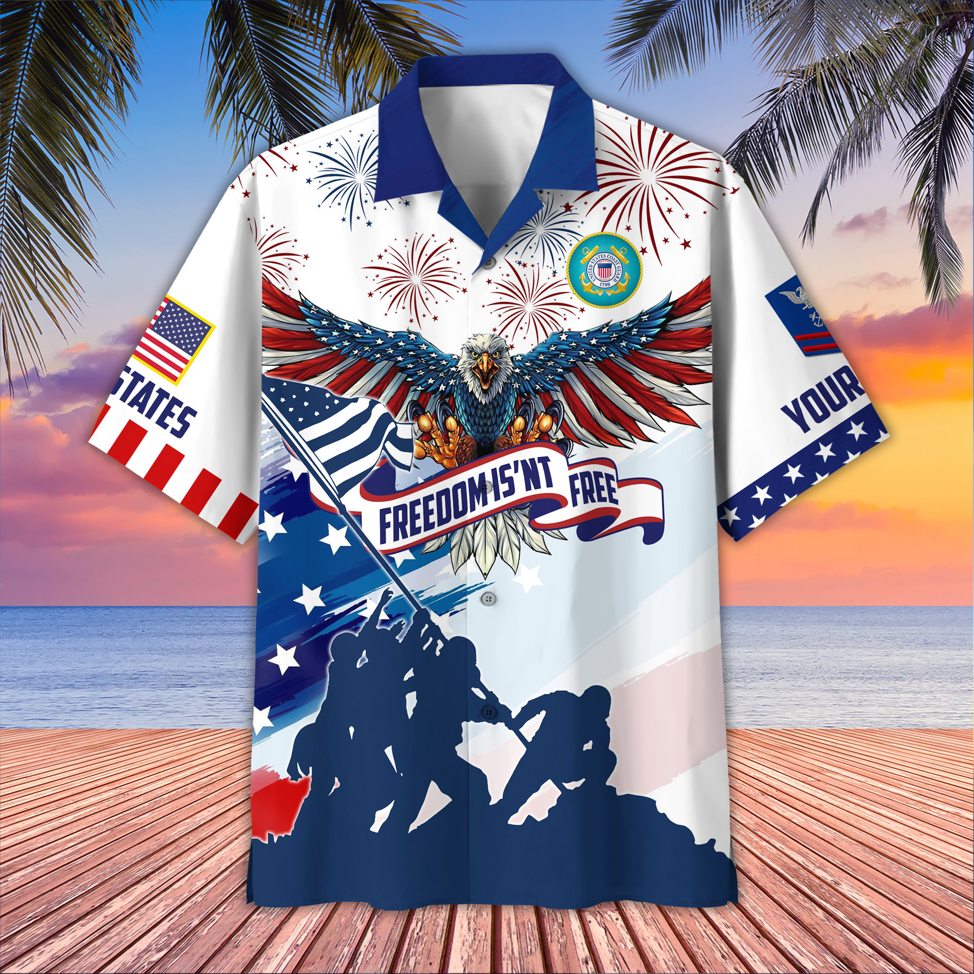 USCG Custom Hawaiian Shirt VPVC406605, Gifts For Coast Guard Veteran, Best Gifts On Father’s Day, Armed Forces Day, Independence Day, Veterans Day