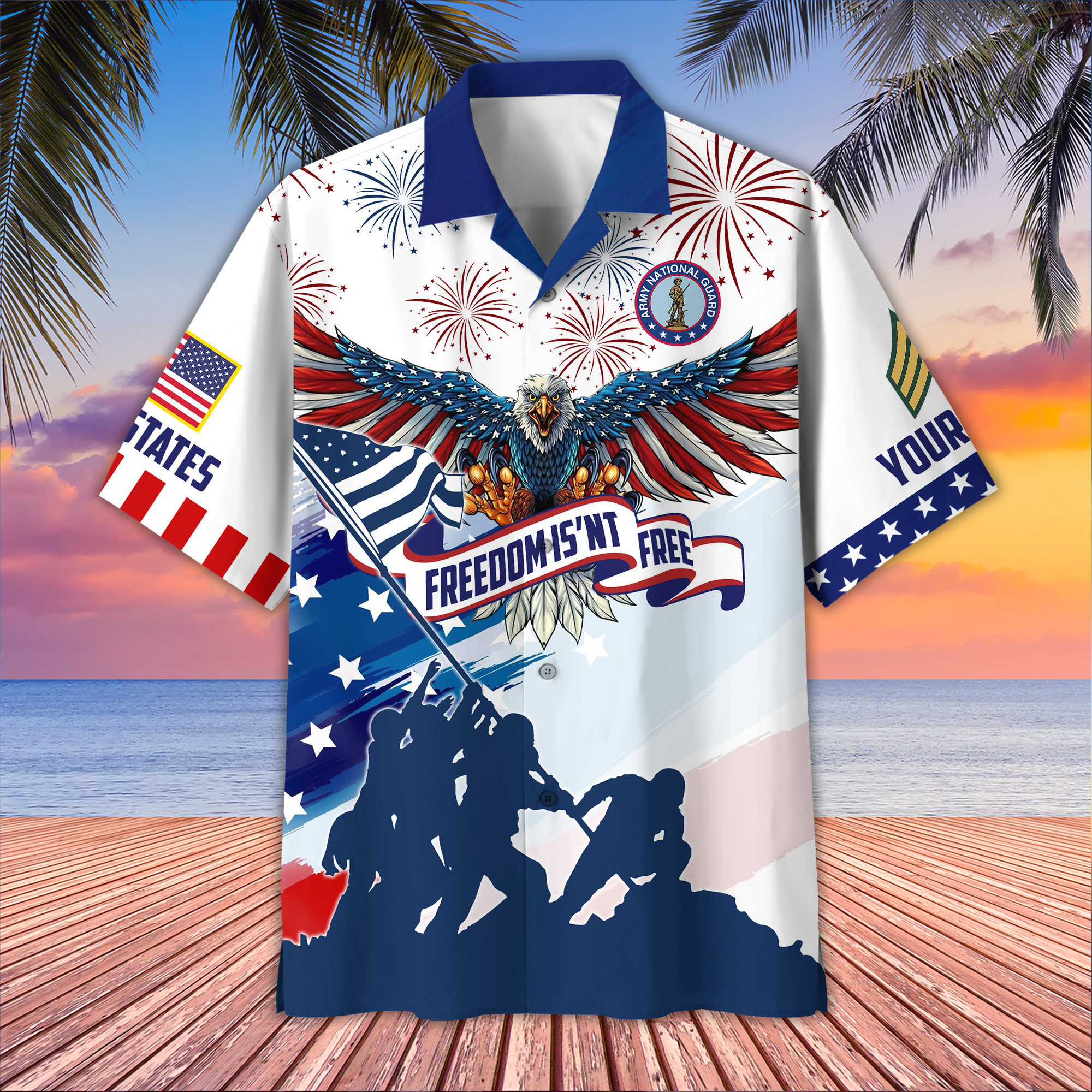 US Army Custom National Guard Hawaiian Shirt VPVC406608, Gifts For Army National Guard Veteran, Best Gifts On Father’s Day, Armed Forces Day, Independence Day, Veterans Day