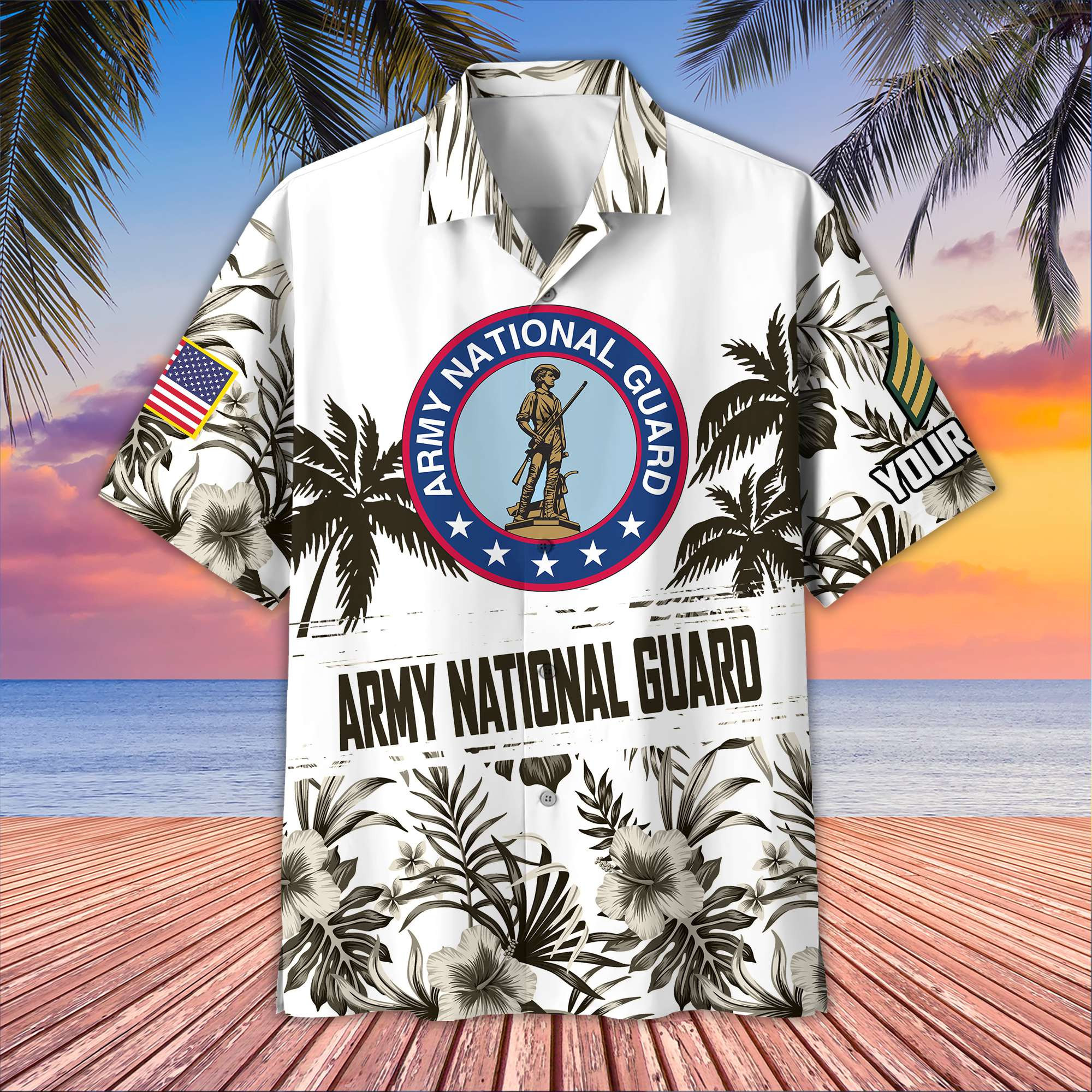 US Army Custom National Guard Hawaiian Shirt VPVC405308, Gifts For Army National Guard Veteran, Best Gifts On Father’s Day, Armed Forces Day, Independence Day, Veterans Day