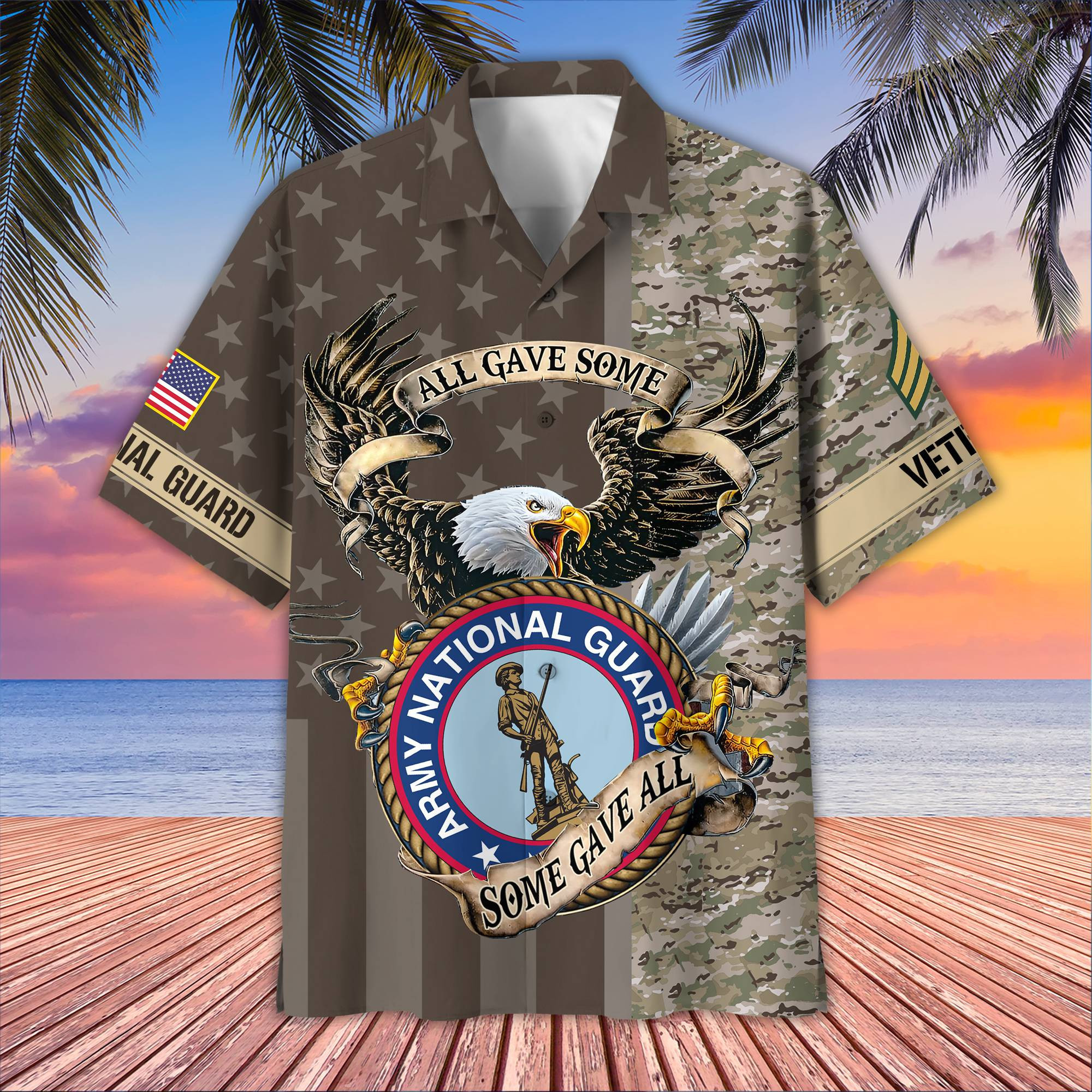 Premium Custom US Army National Guard Hawaiian Shirt VPVC406508, Gifts For Army National Guard Veteran, Best Gifts On Father’s Day, Armed Forces Day, Independence Day, Veterans Day