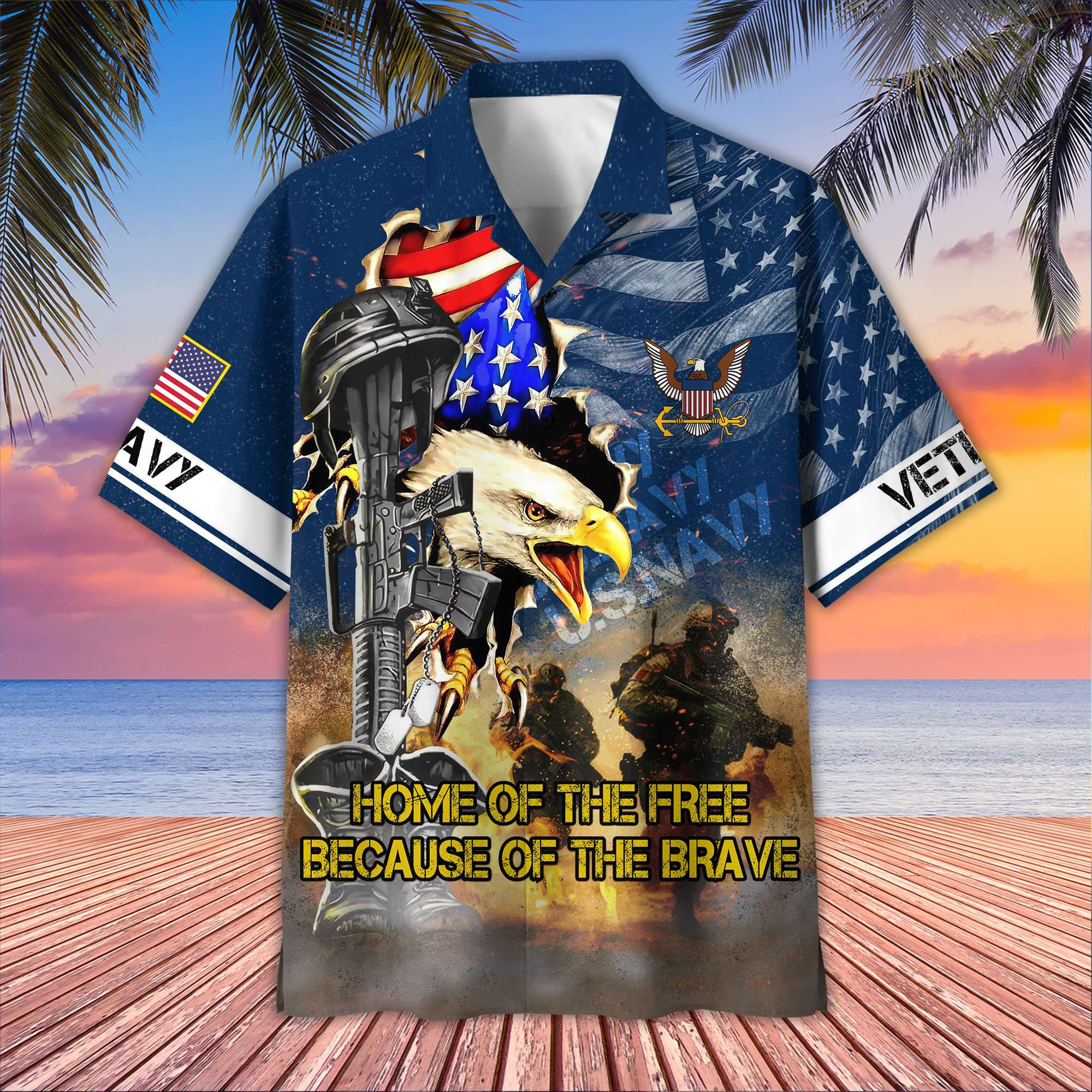 US Navy Hawaiian Shirt VPVC406402, Gifts For Navy Veteran, Best Gifts On Father’s Day, Armed Forces Day, Independence Day, Veterans Day