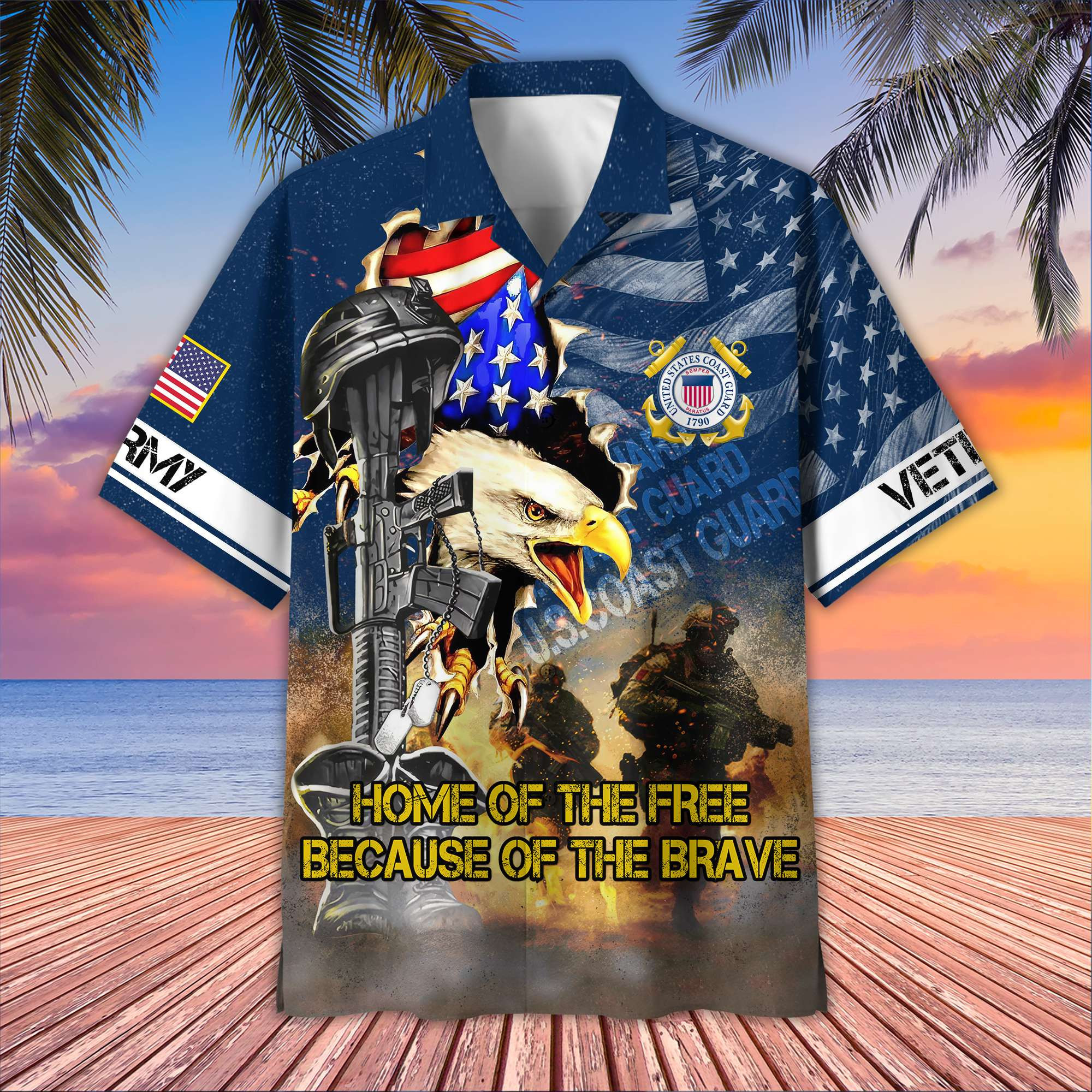 USCG Hawaiian Shirt VPVC406405, Gifts For Coast Guard Veteran, Best Gifts On Father’s Day, Armed Forces Day, Independence Day, Veterans Day